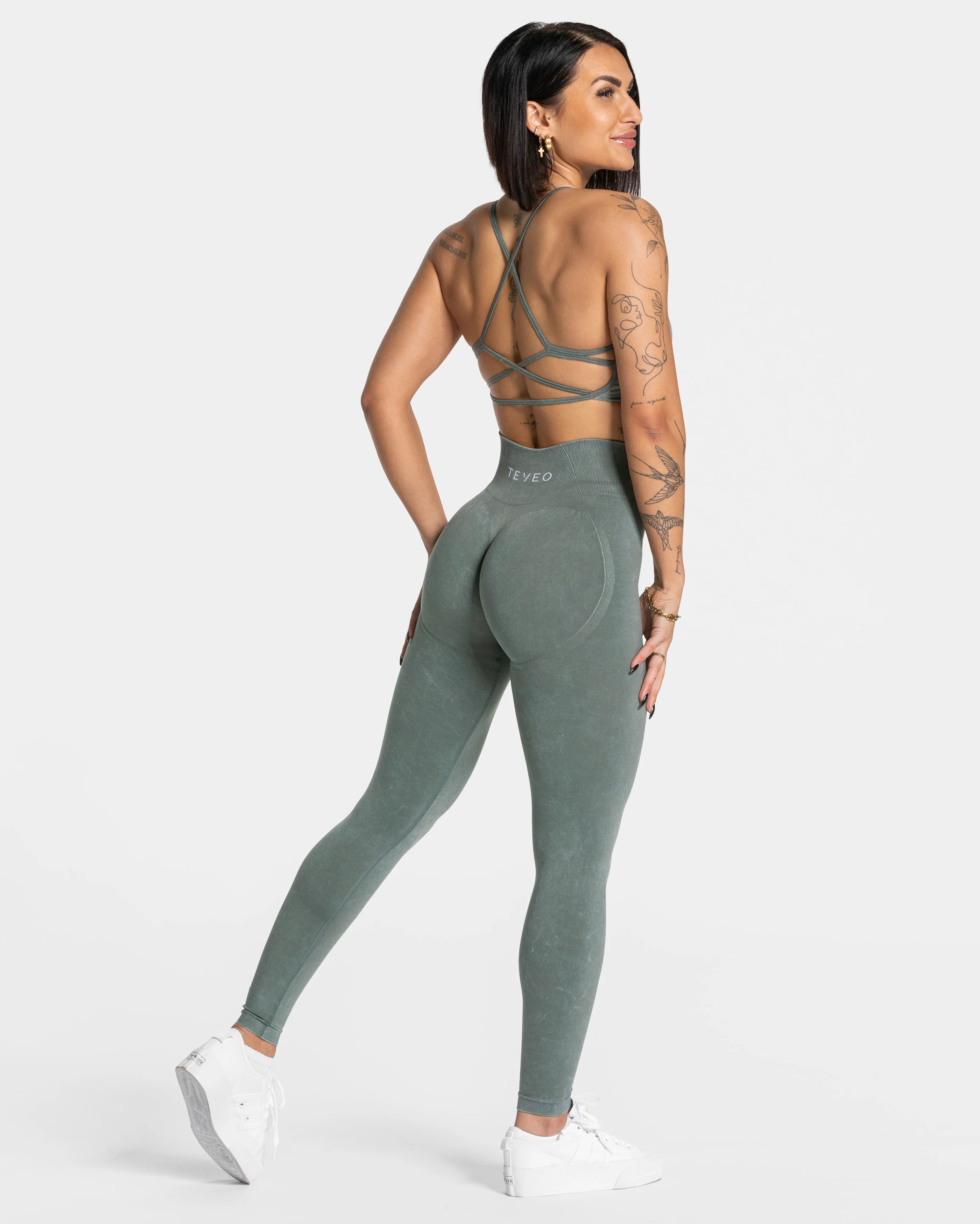 Acid Covert Scrunch Leggings "Basil" - Image 5