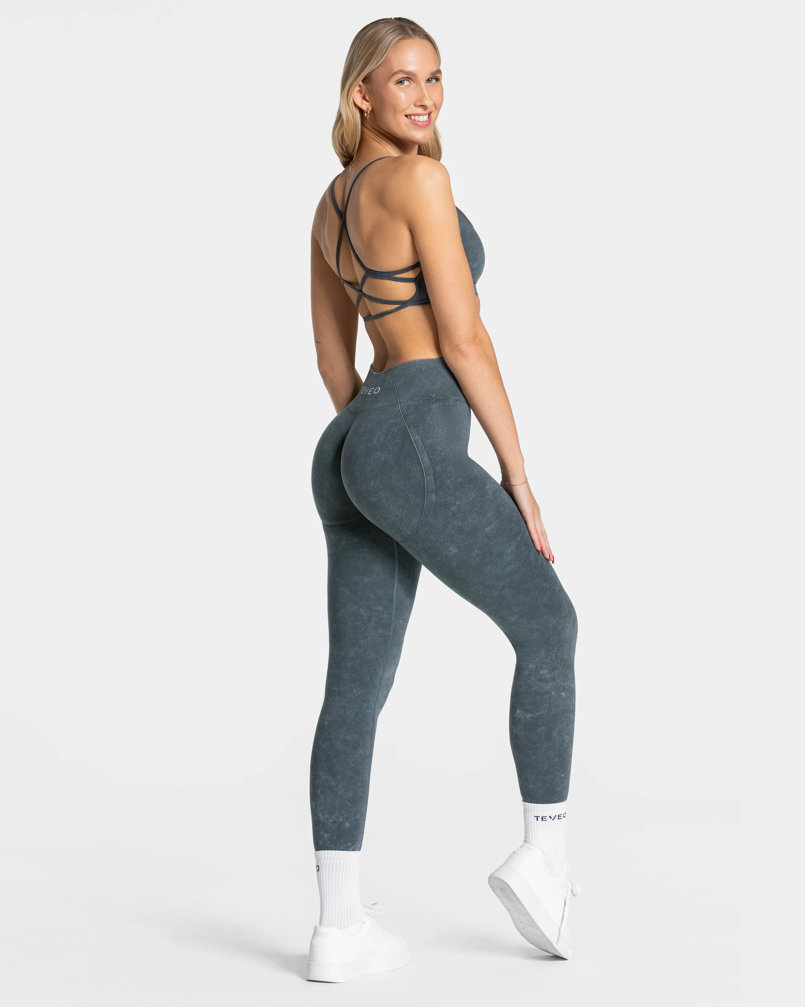 Acid Covert Scrunch Leggings "Navy" - Image 5