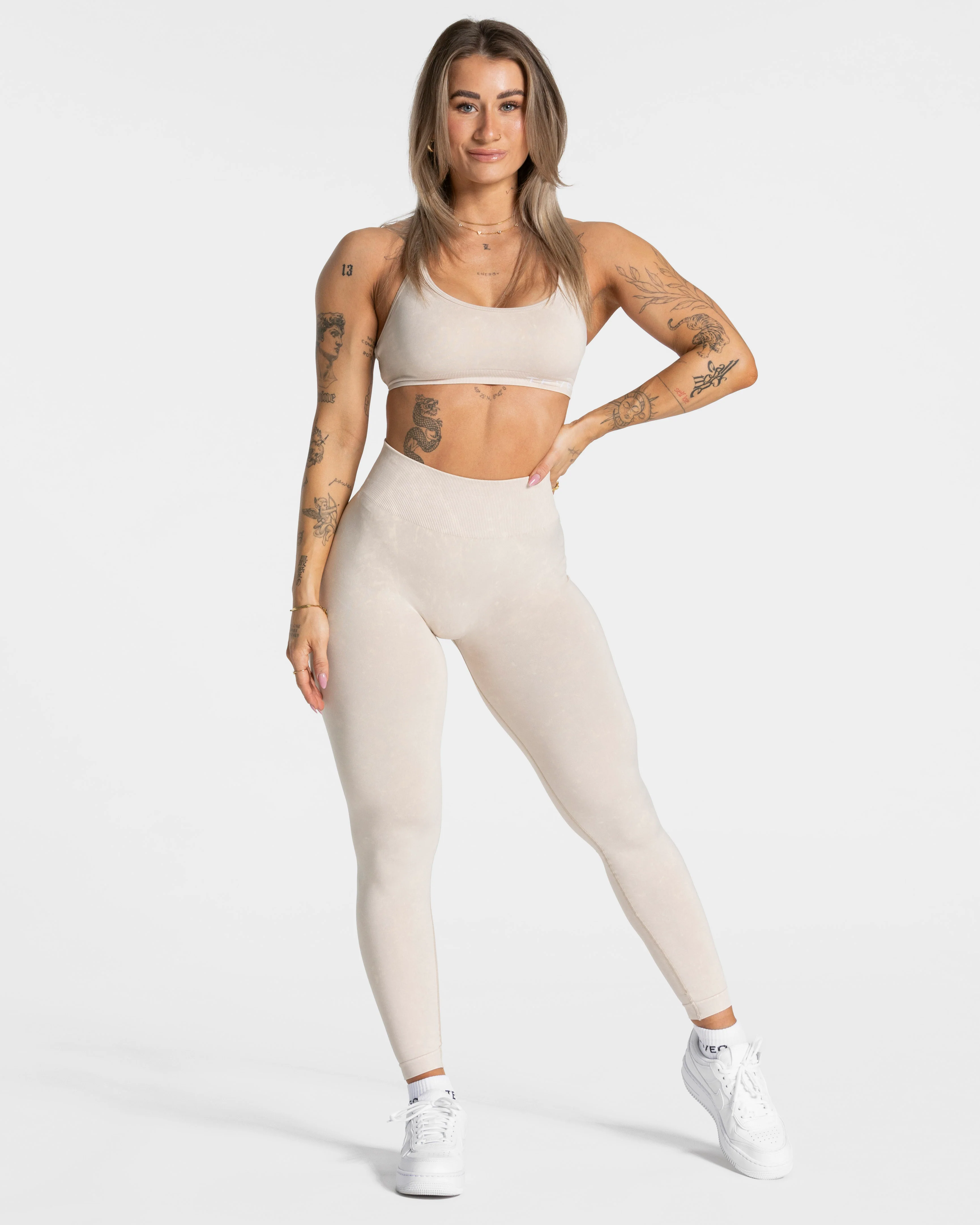 Acid Covert Scrunch Leggings "Sand" - Image 3