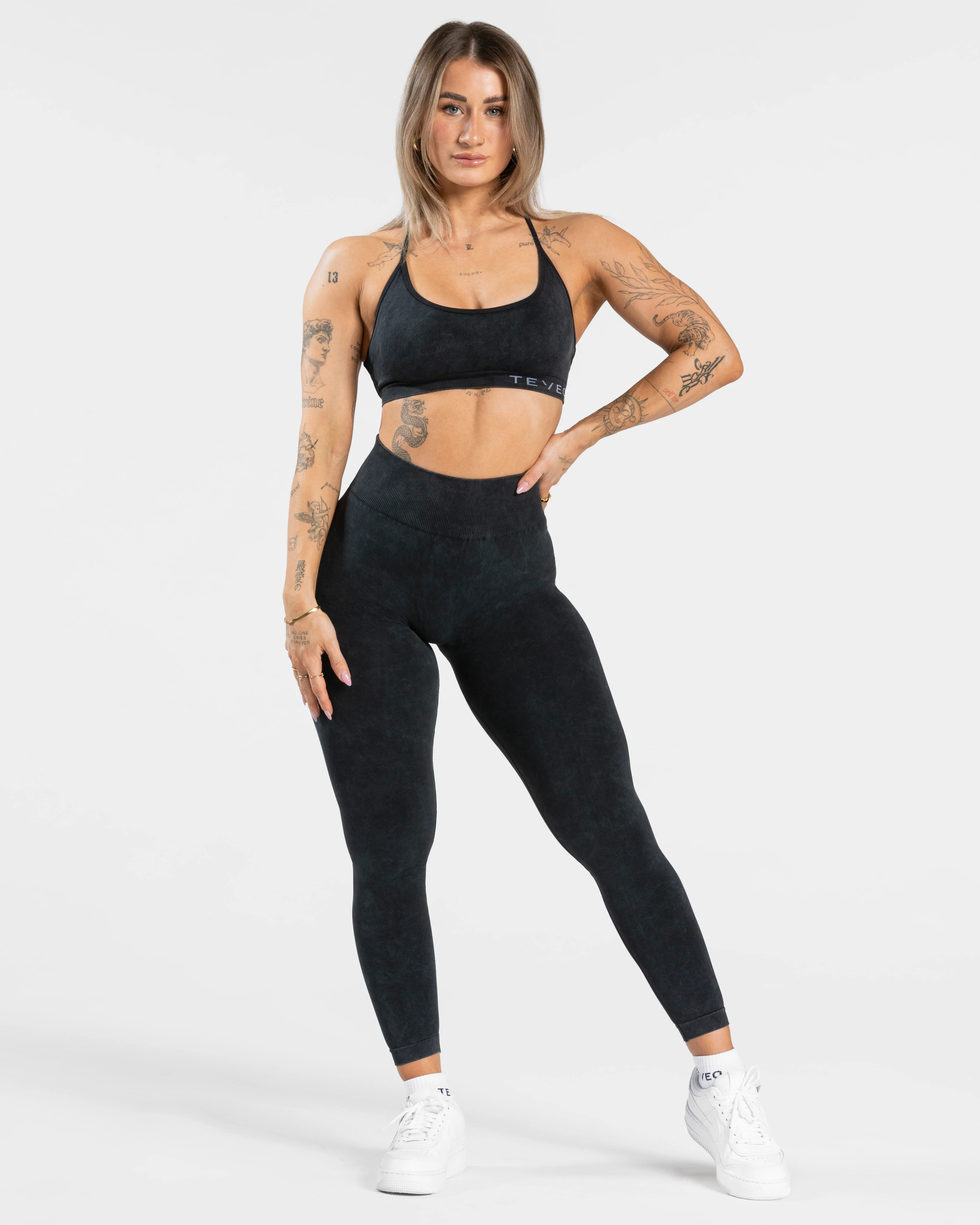 Acid Covert Scrunch Leggings "Schwarz" - Image 3