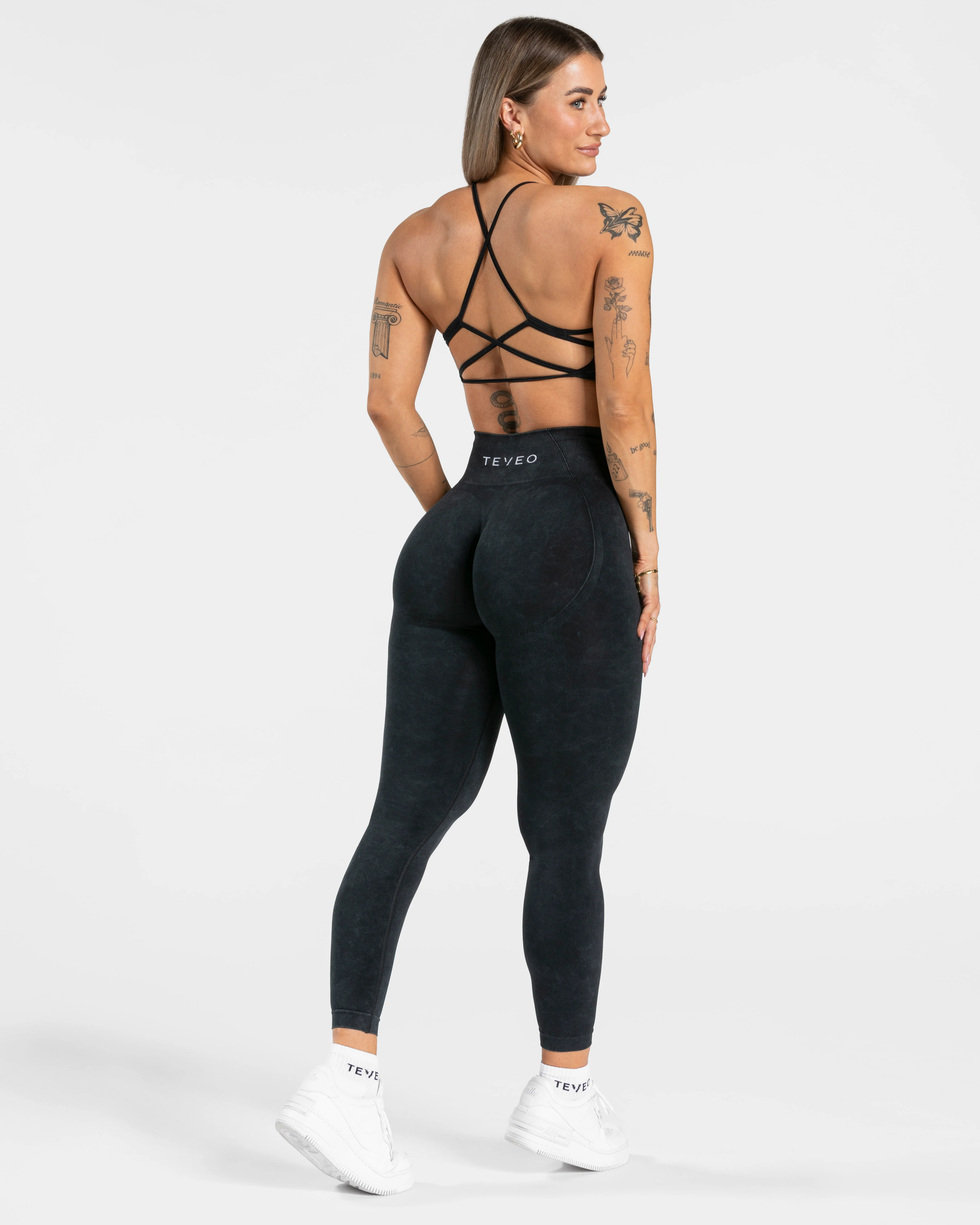 Acid Covert Scrunch Leggings "Schwarz" - Image 5