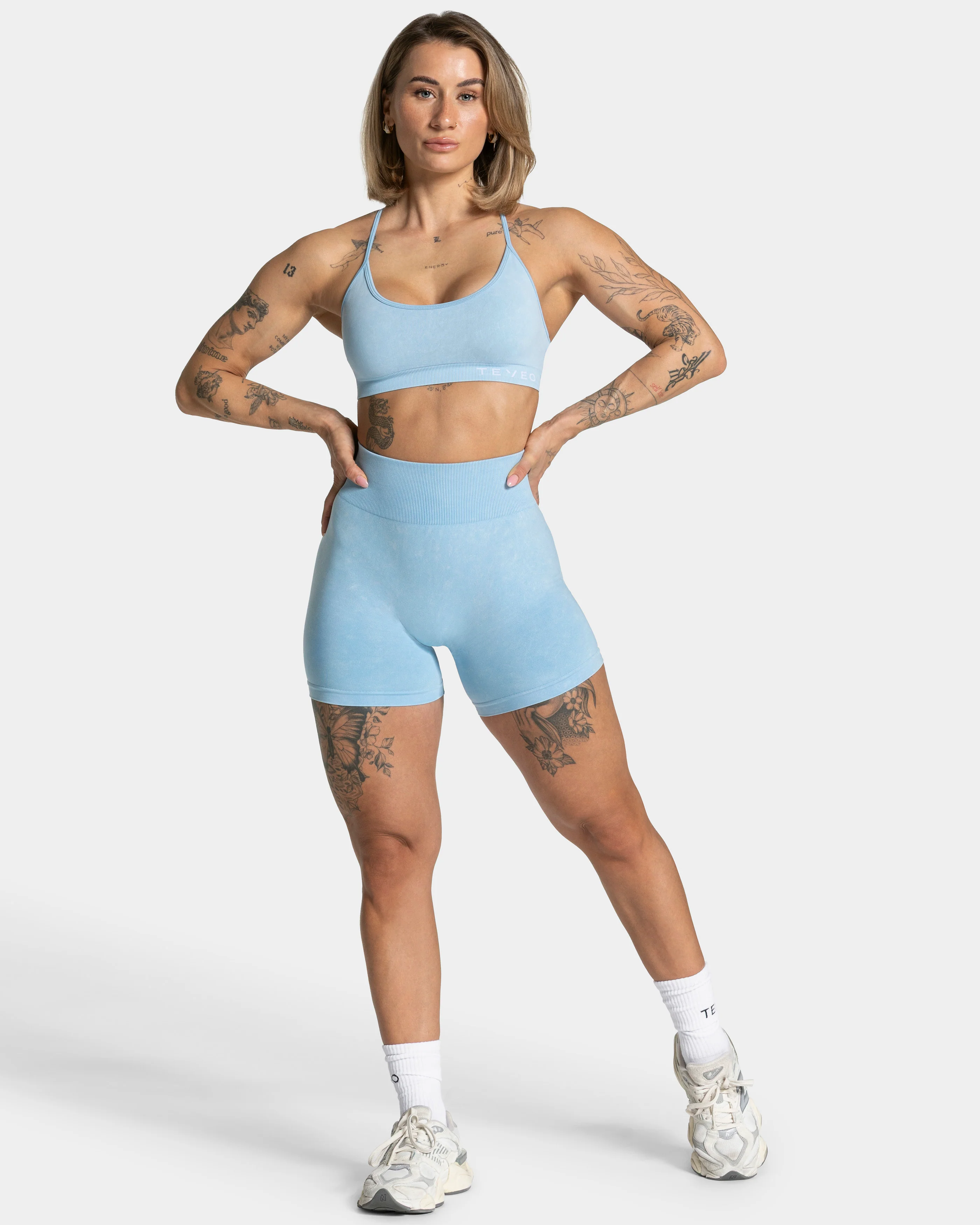 Acid Covert Scrunch Shorts "Babyblau" - Image 3