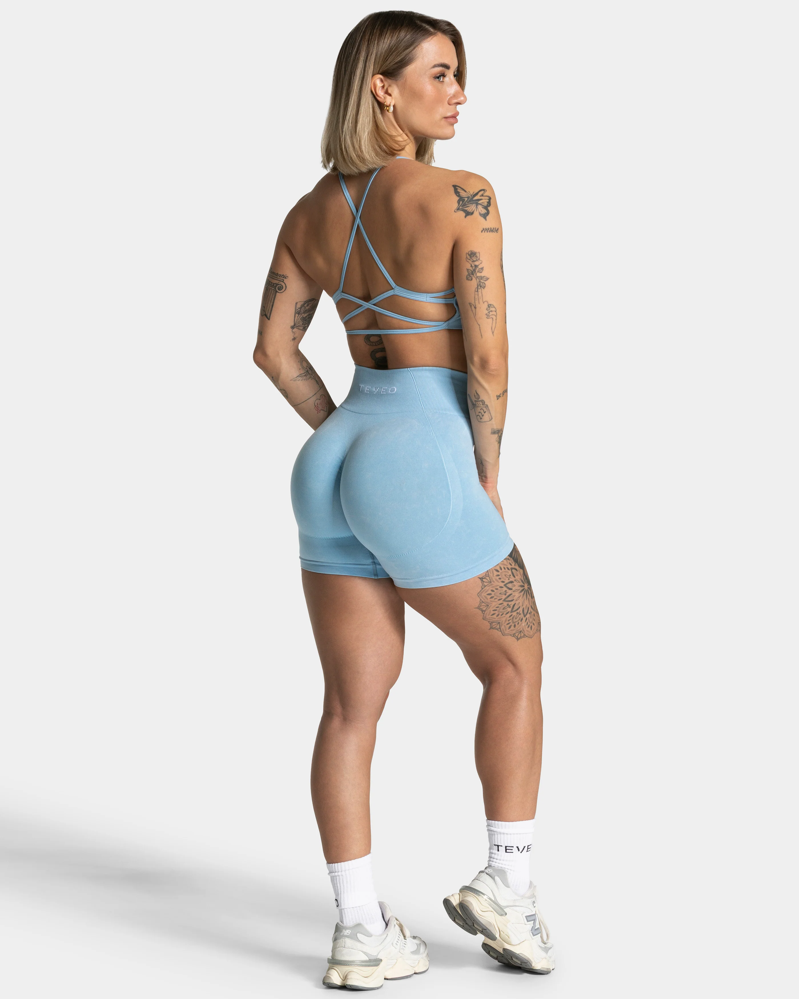 Acid Covert Scrunch Shorts "Babyblau" - Image 5