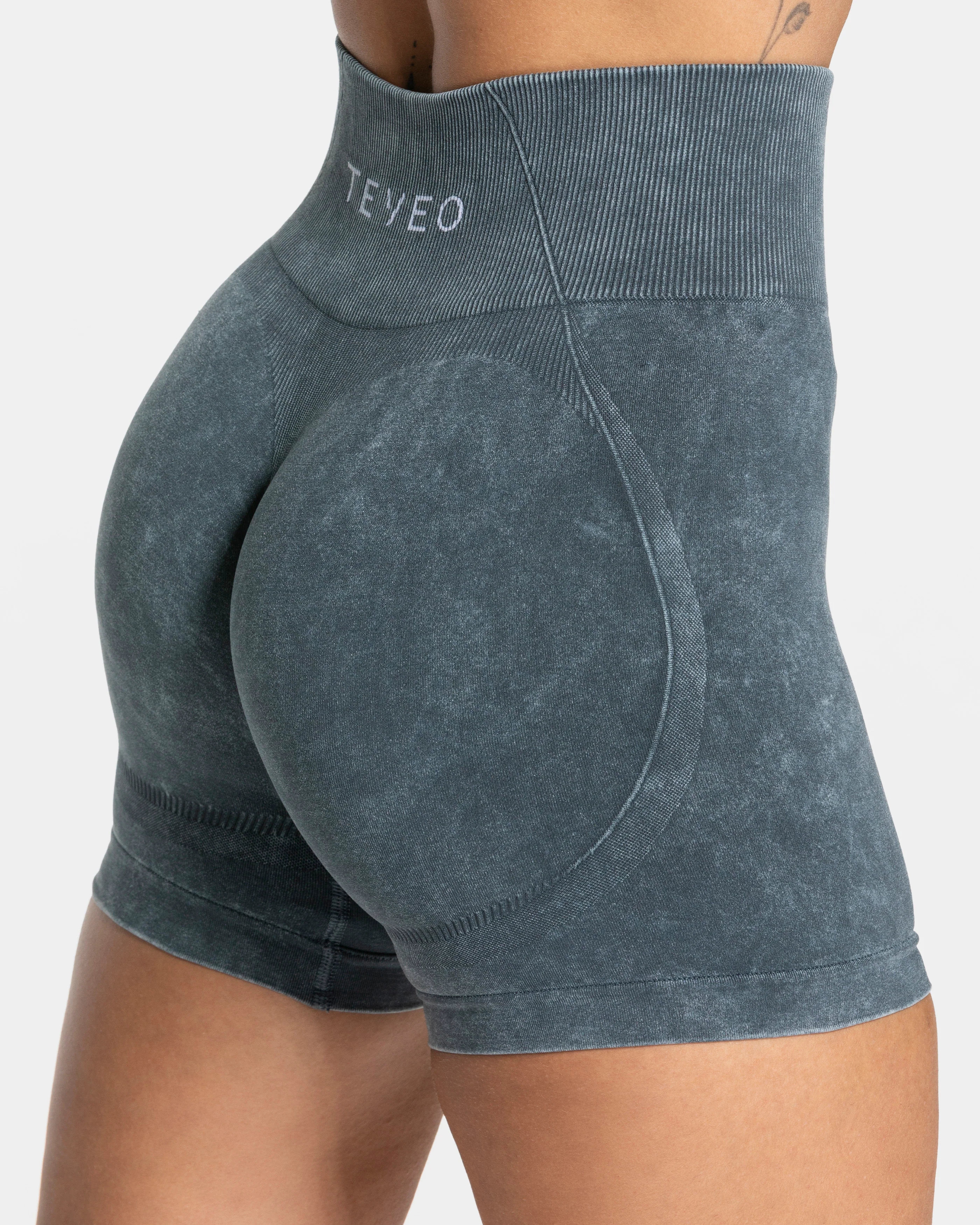 Acid Covert Scrunch Shorts "Navy" - Image 4