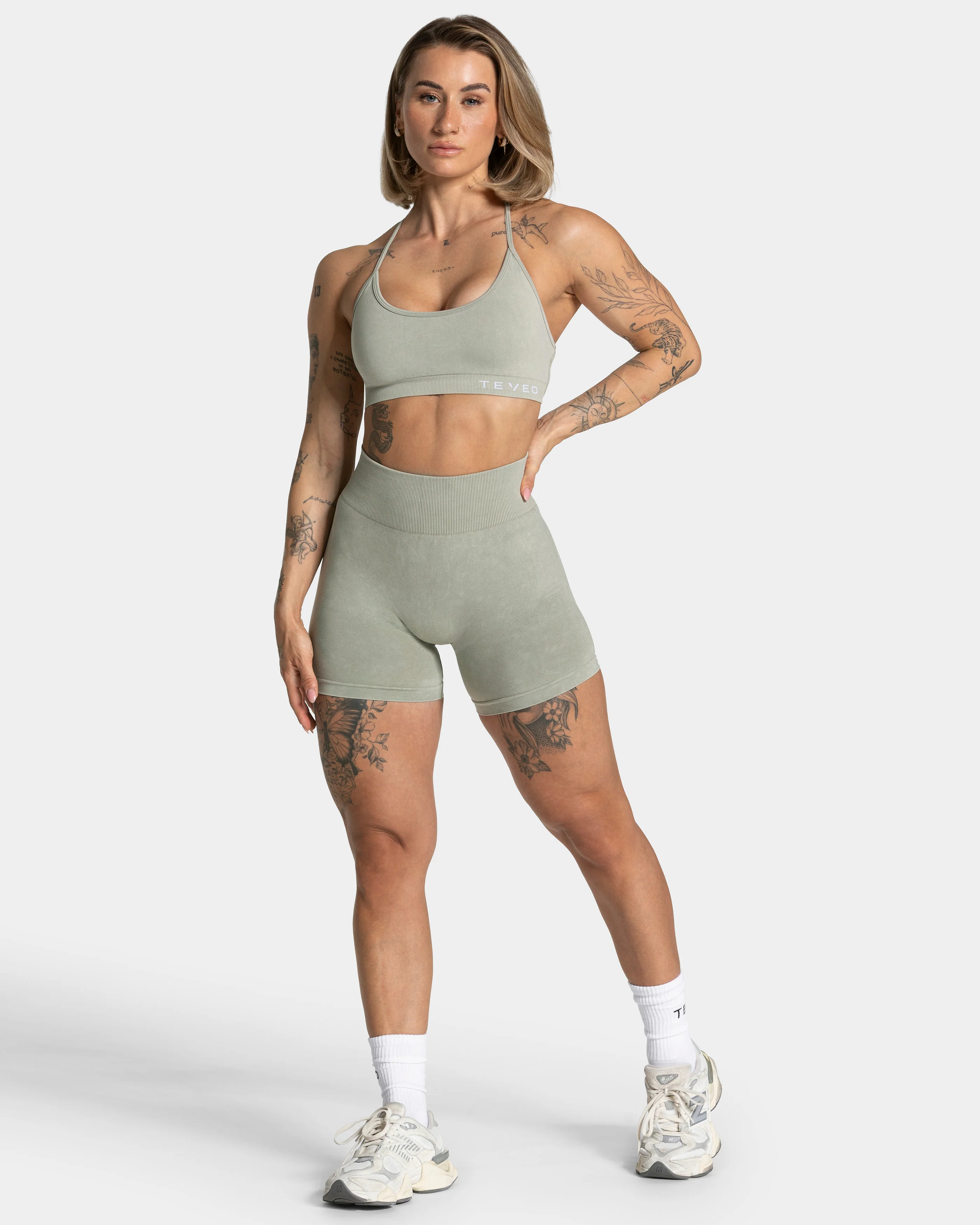 Acid Covert Scrunch Shorts "Salbei" - Image 3