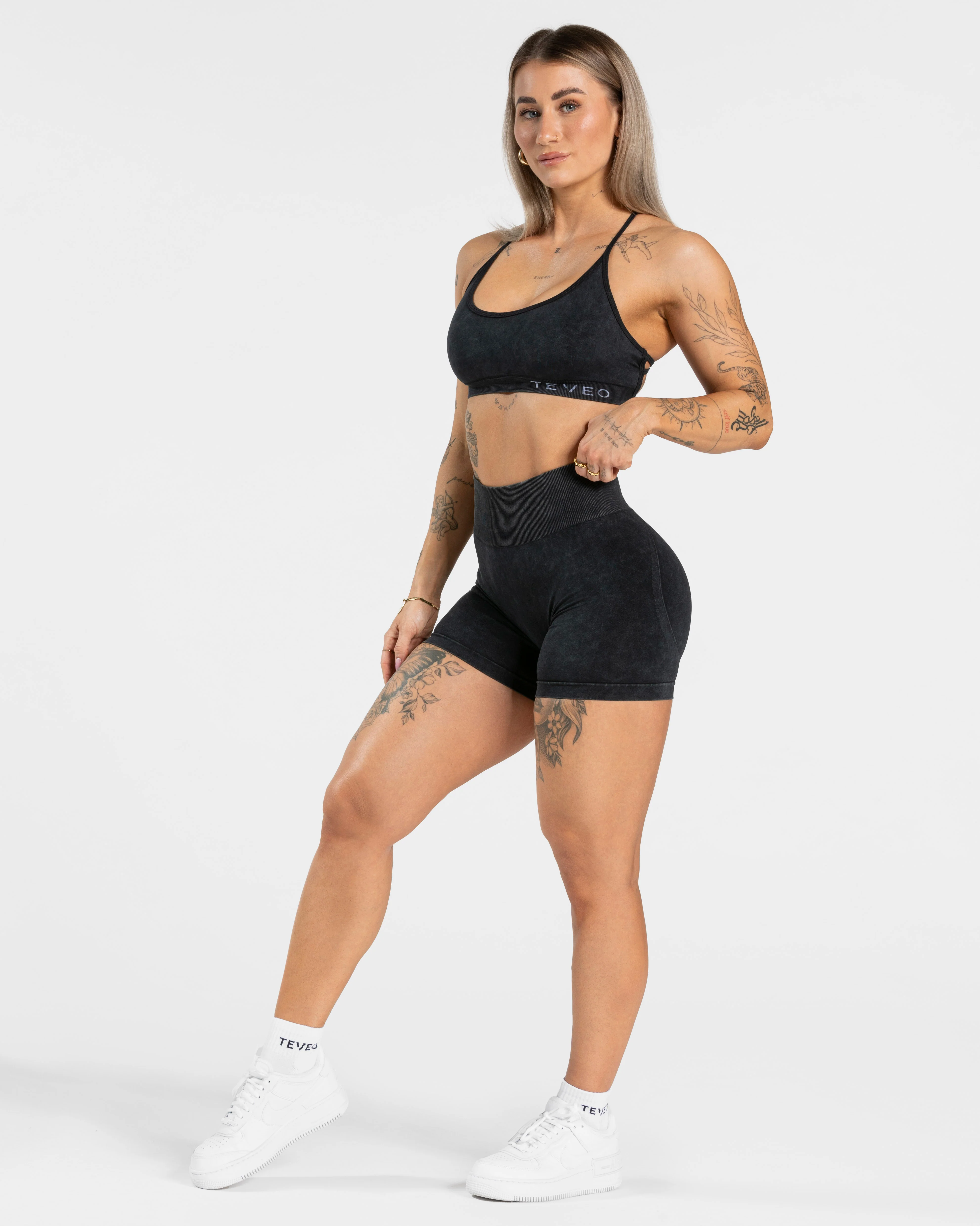 Acid Covert Scrunch Shorts "Schwarz" - Image 3