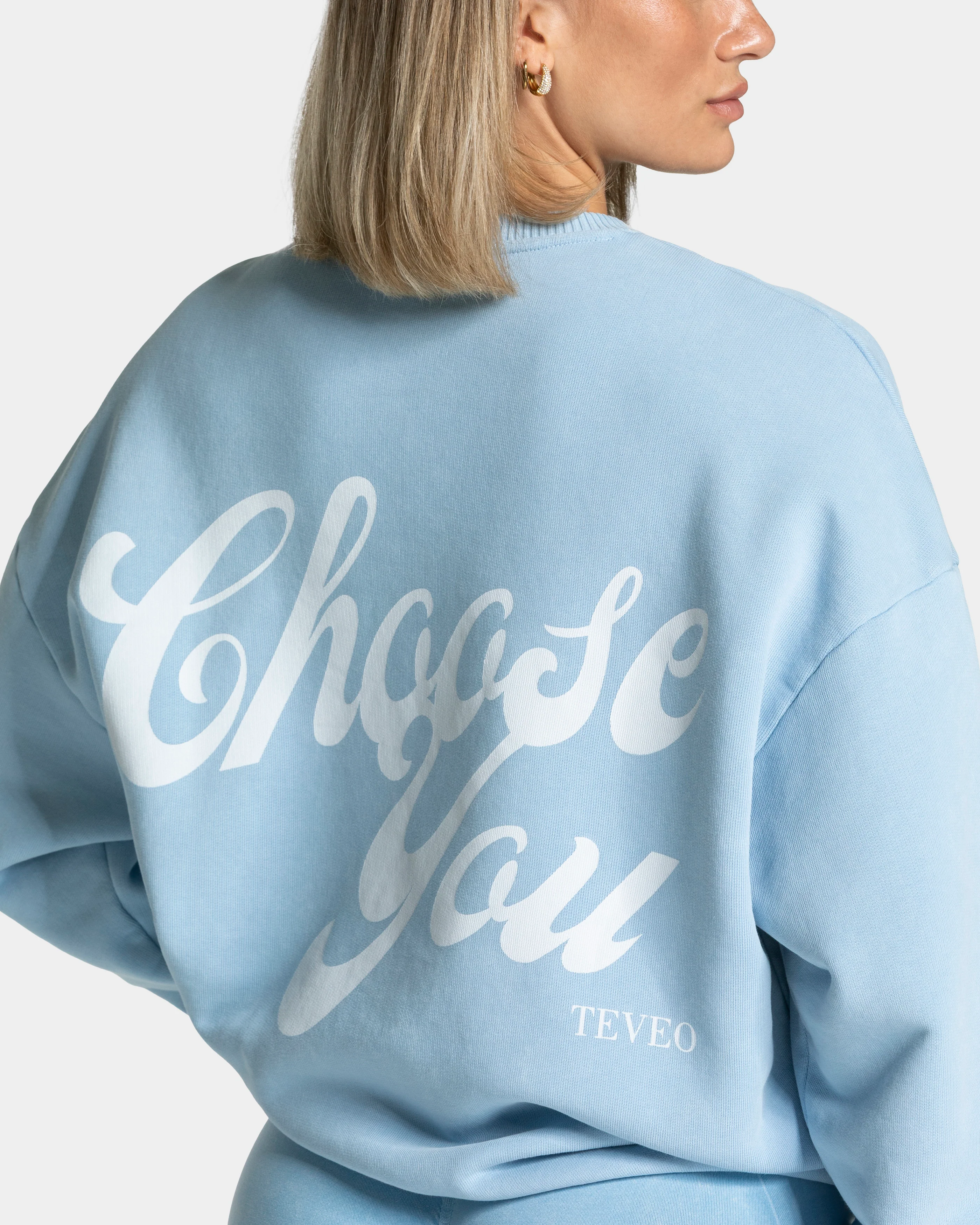 Acid Oversized Sweater "Babyblau" - Image 4