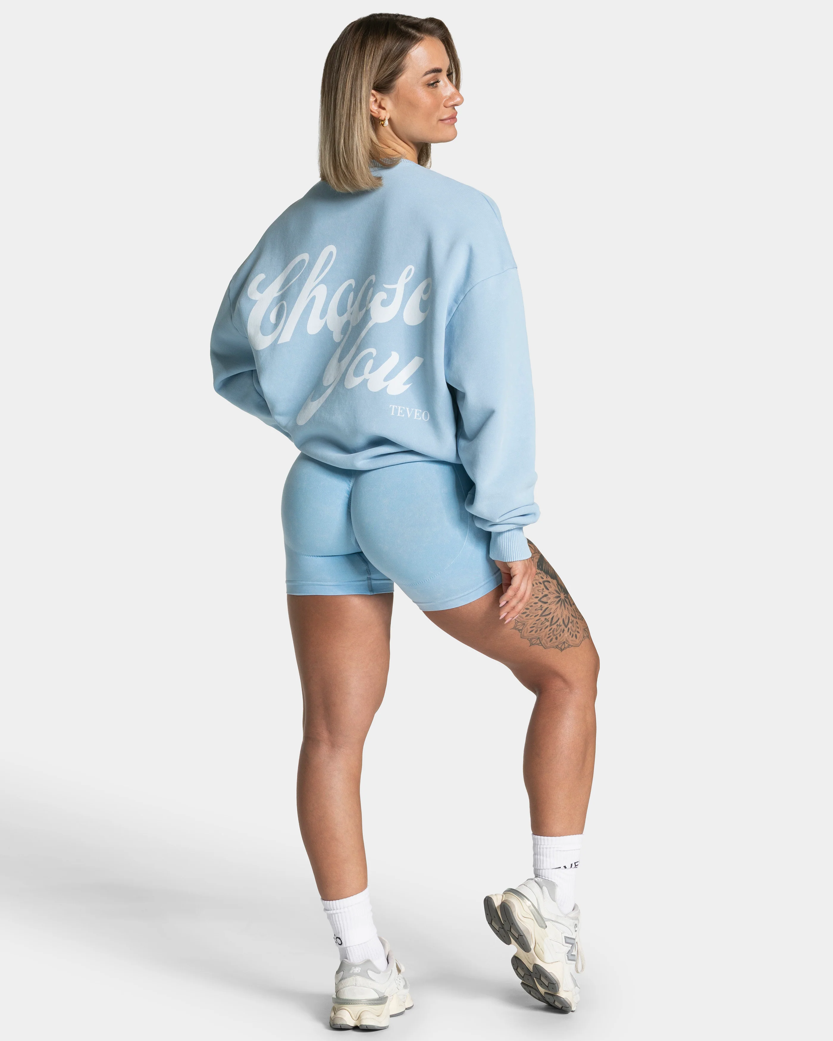 Acid Oversized Sweater "Babyblau" - Image 5