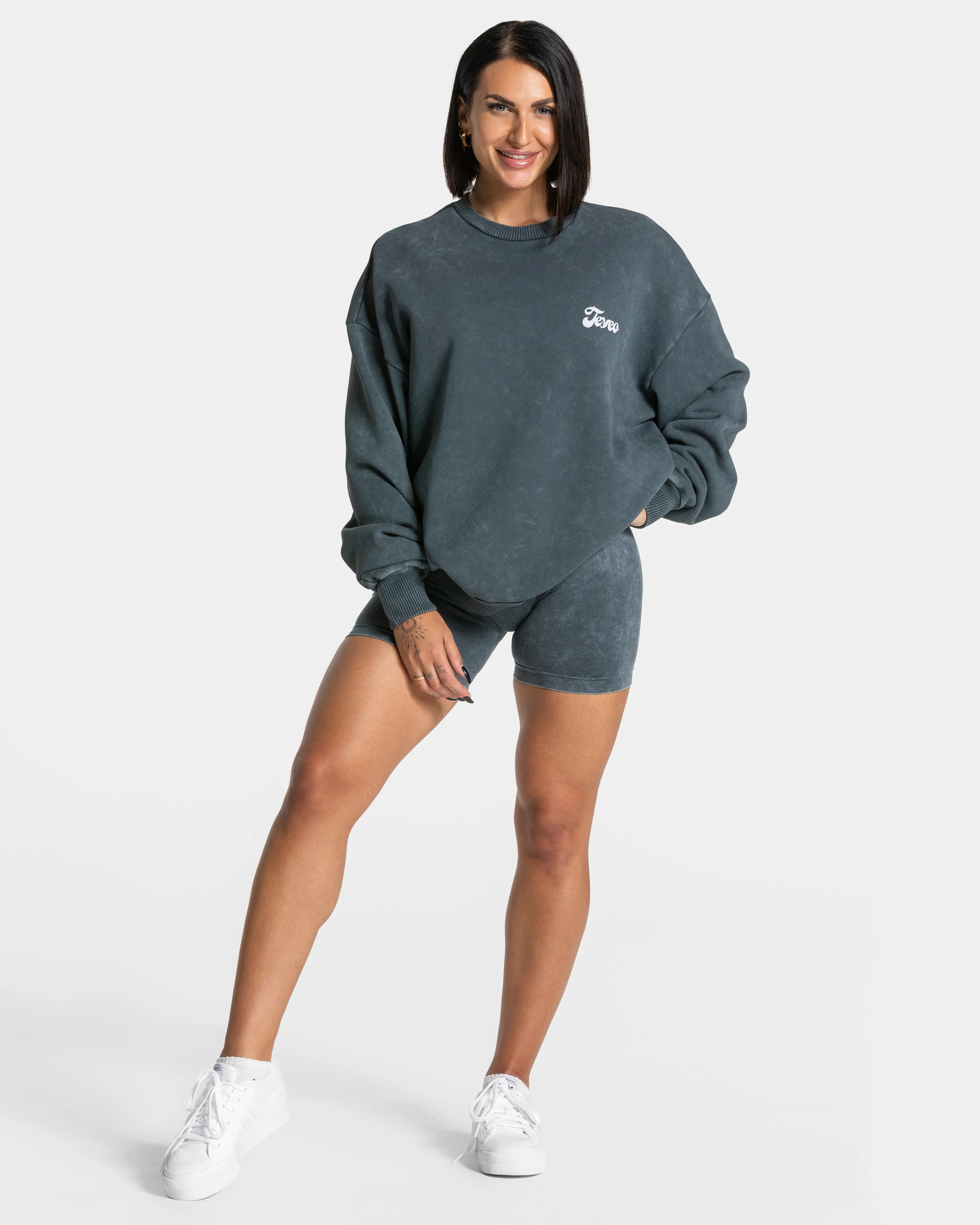 Acid Oversized Sweater "Navy" - Image 3