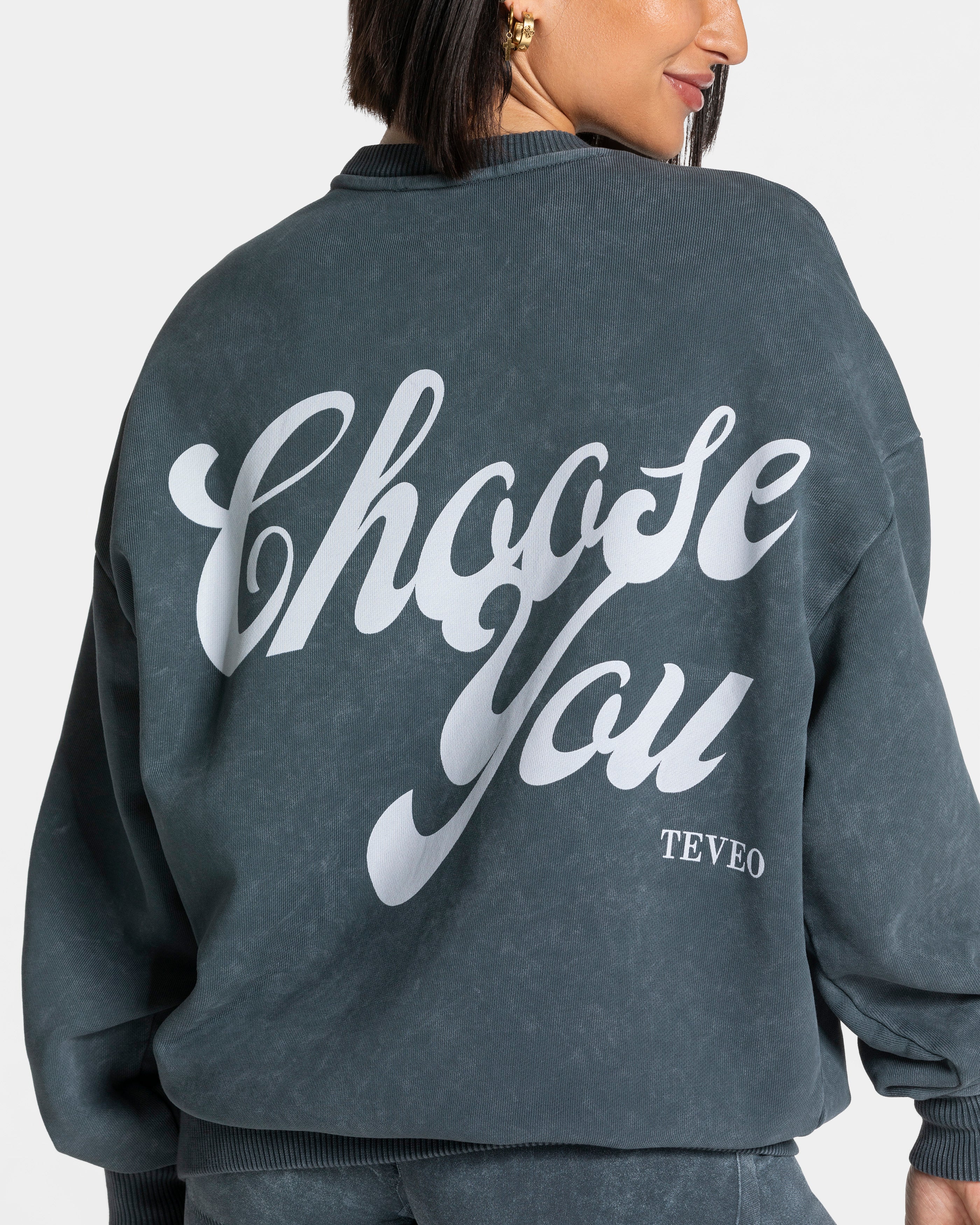 Acid Oversized Sweater "Navy" - Image 4
