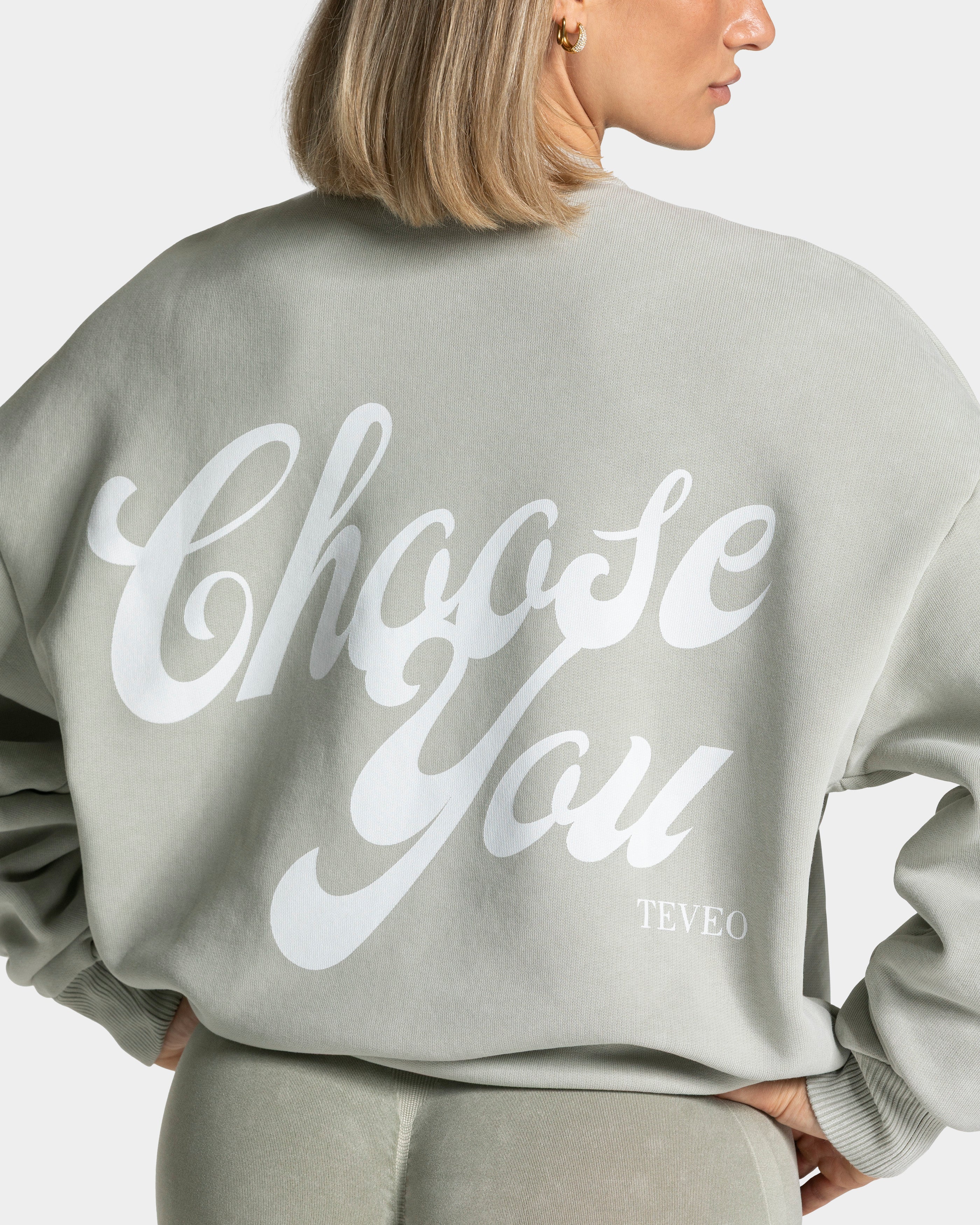 Acid Oversized Sweater "Salbei" - Image 4