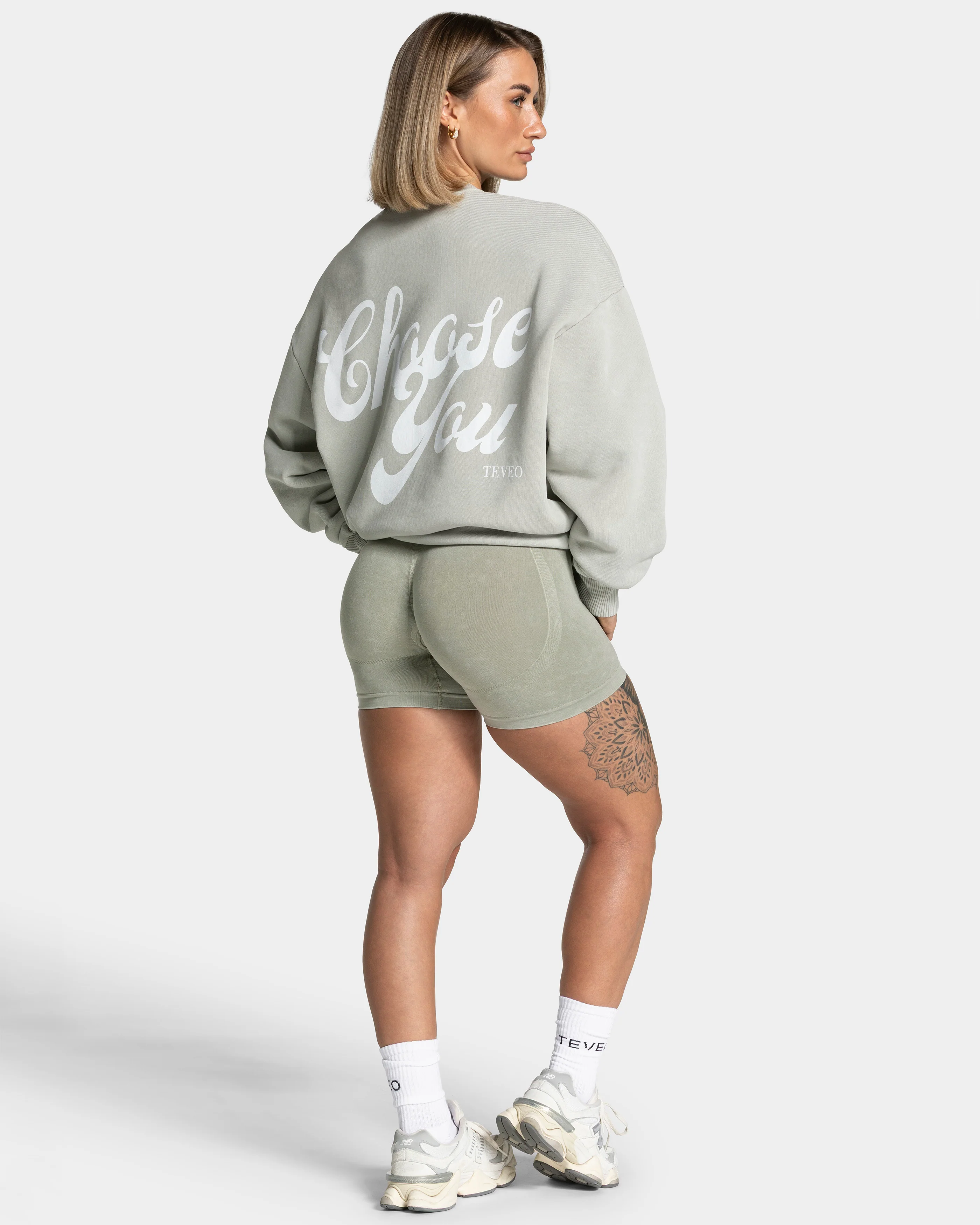 Acid Oversized Sweater "Salbei" - Image 5