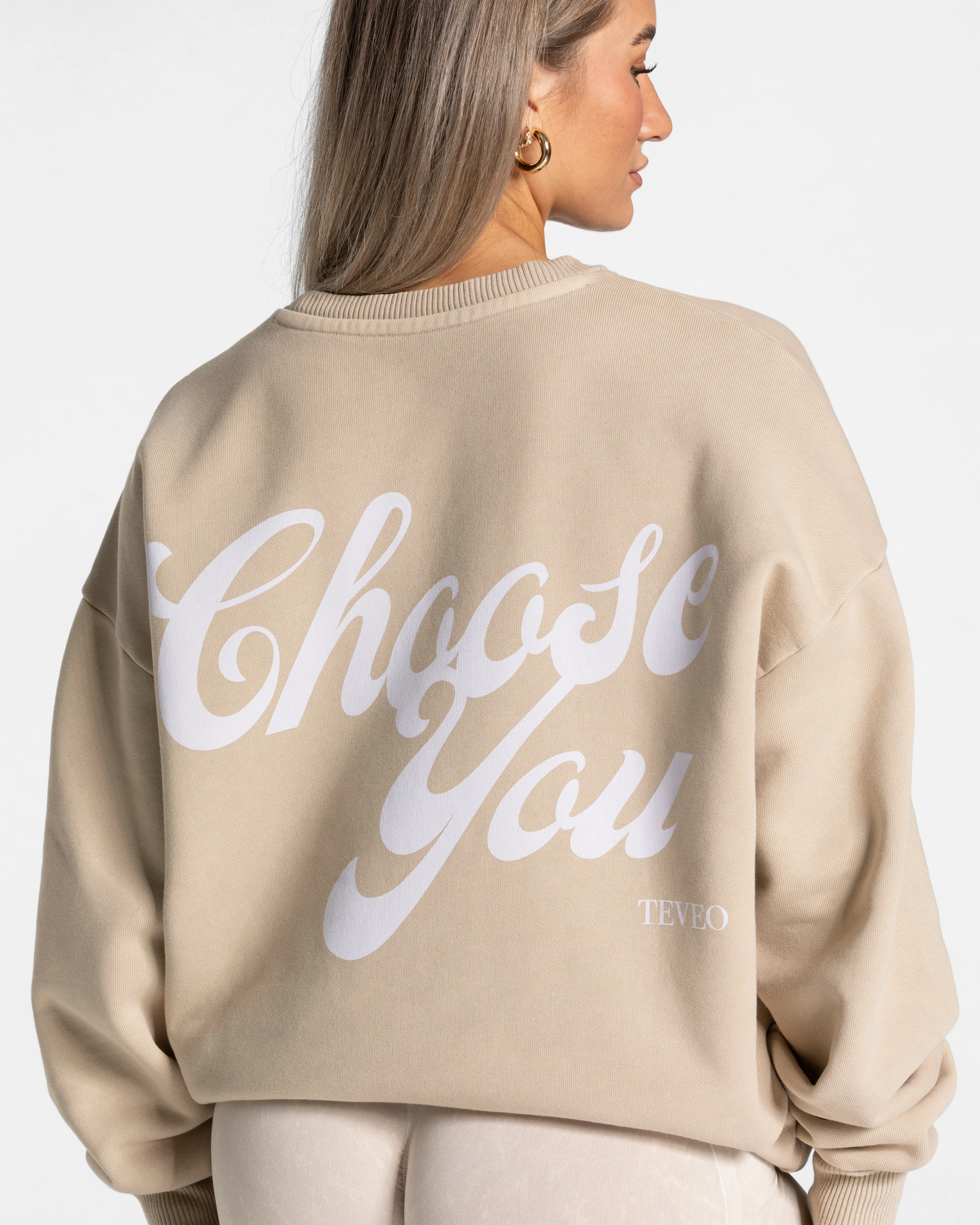 Acid Oversized Sweater "Sand" - Image 4