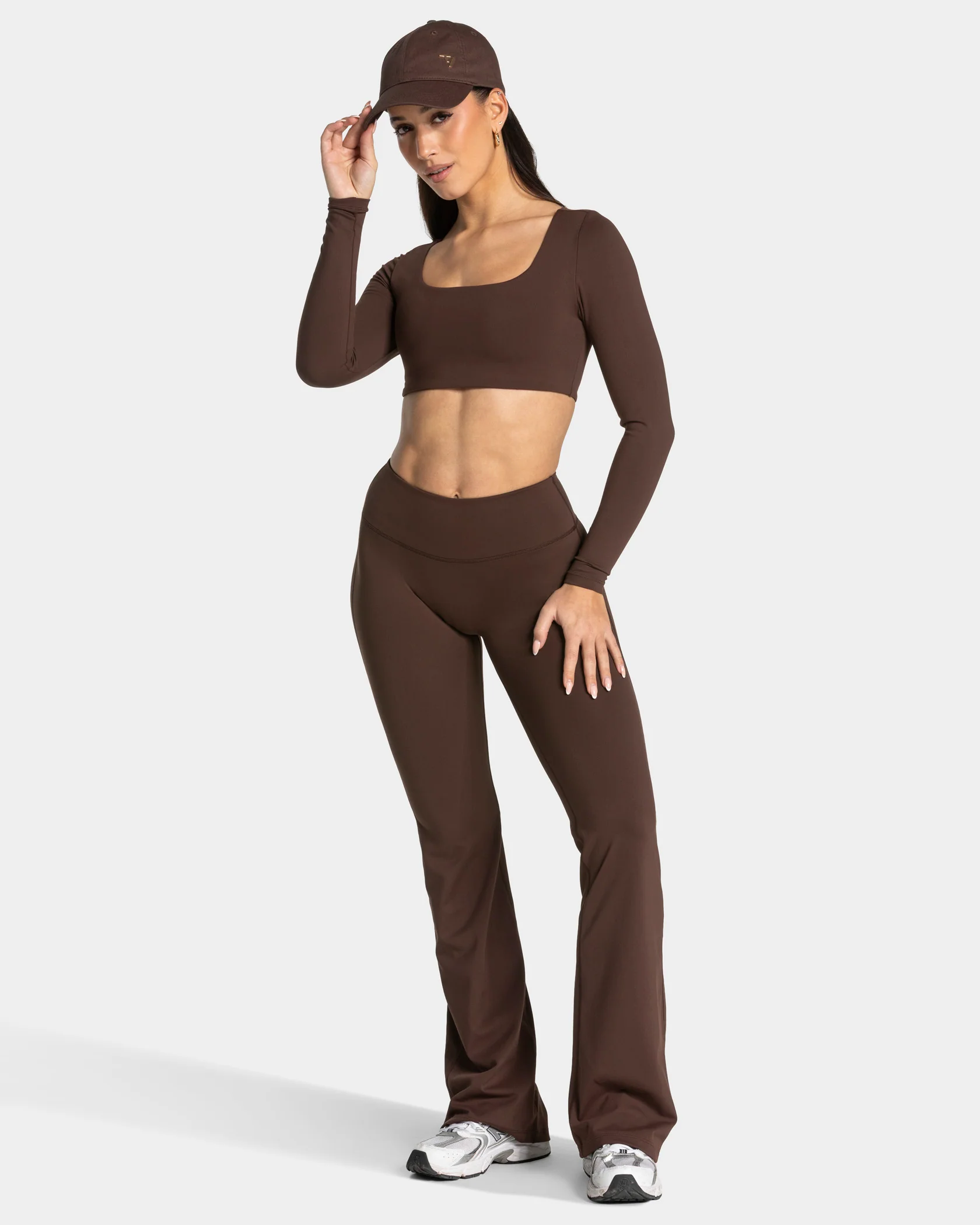 Allrounder Sculpt Scrunch Flared Leggings Tall "Espresso" - Image 5