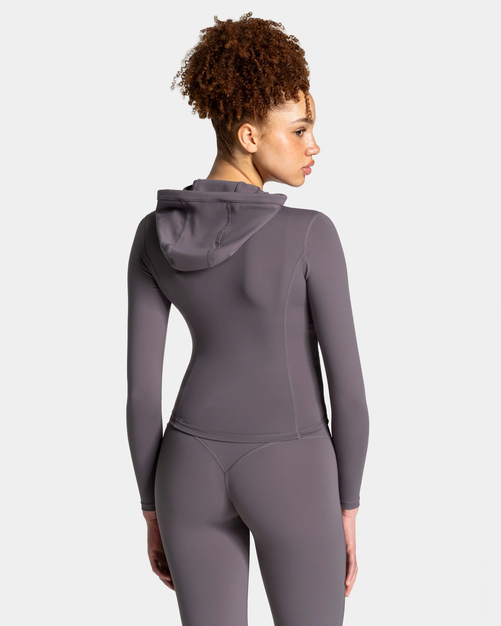 Allrounder Shaping Hooded Zip Jacke "Graphit - Gold" - Image 2