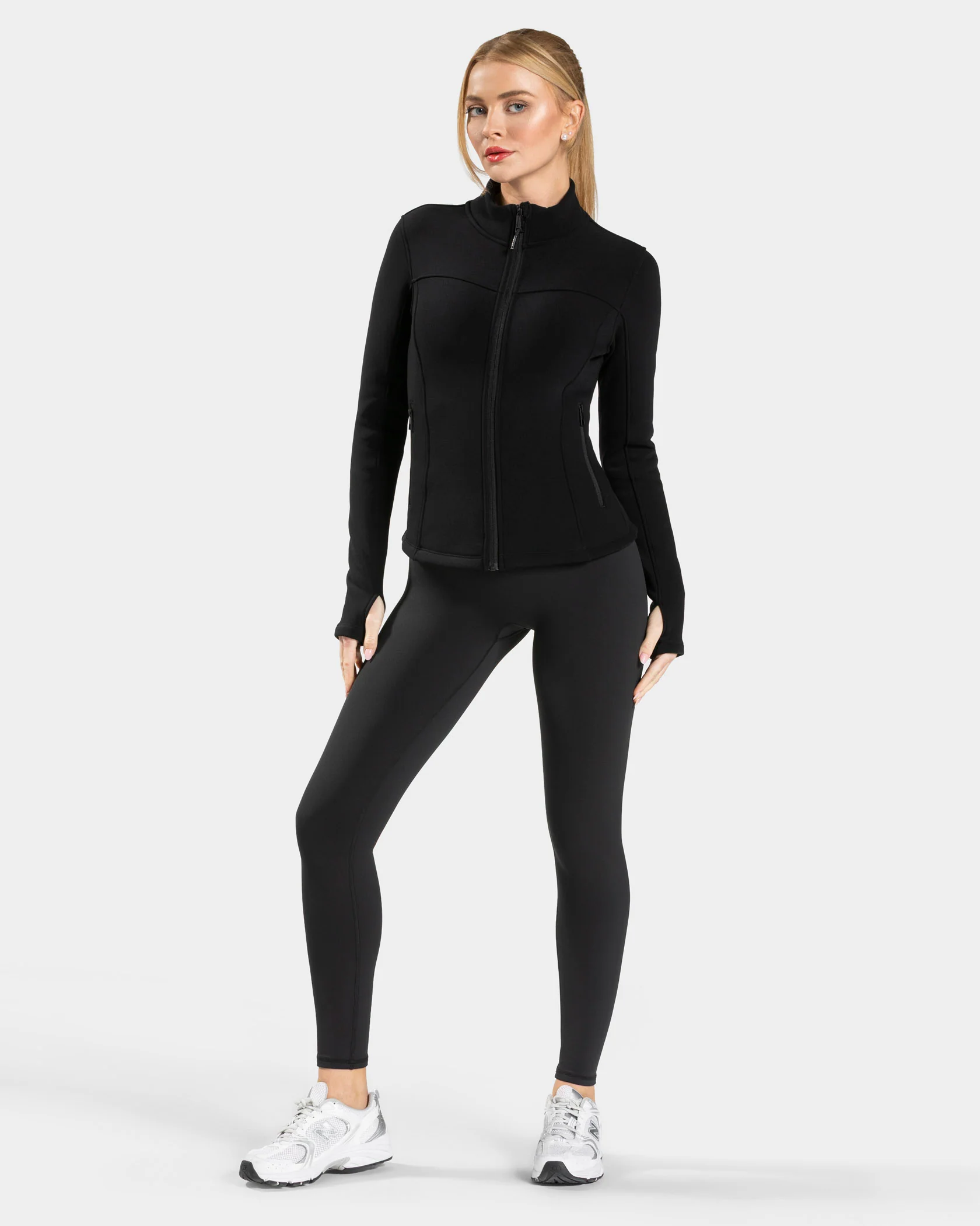 Allrounder Shaping Zip Jacke Extra Warm "Schwarz" - Image 3