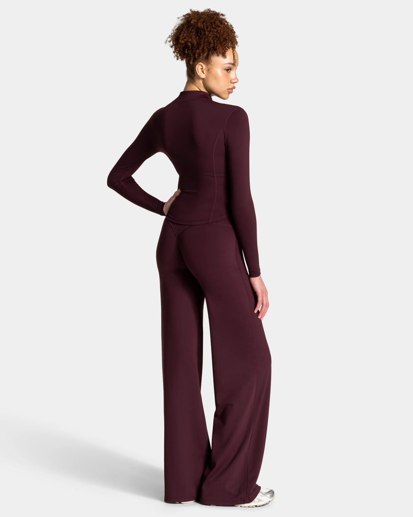 Allrounder Shaping Zip Jacke "Merlot - Gold" - Image 5