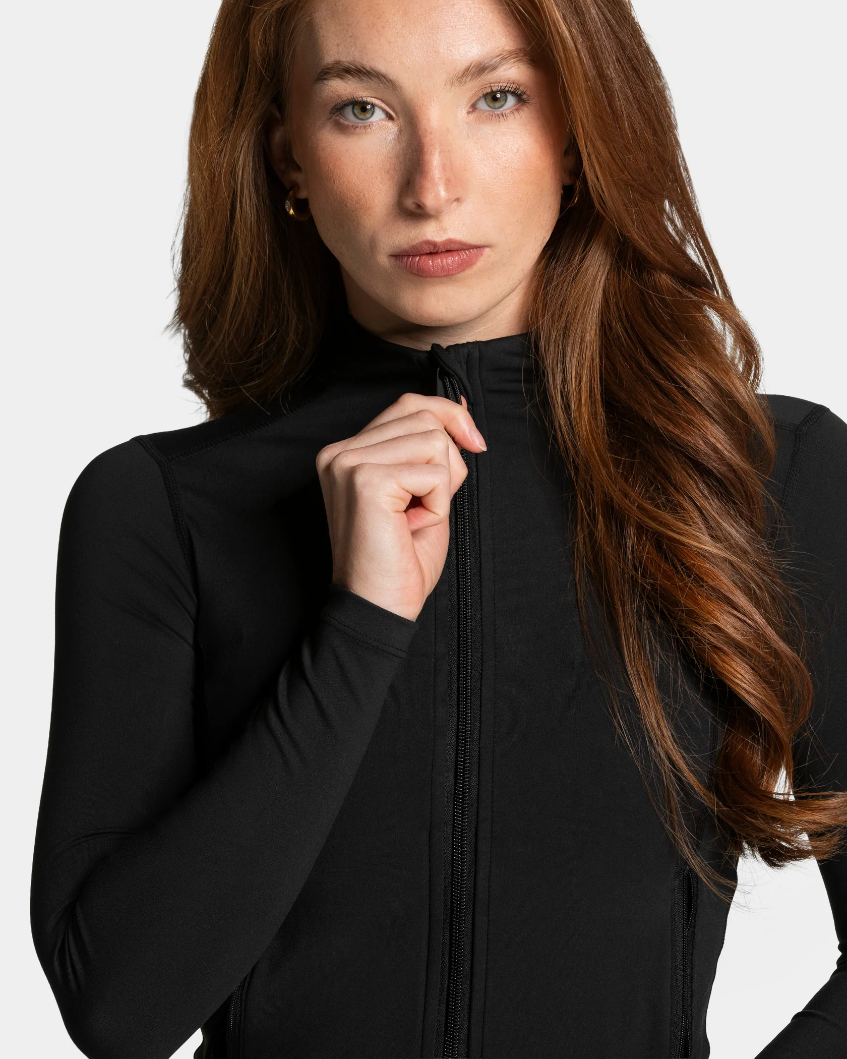 Allrounder Shaping Zip Jacke "Schwarz" - Image 4