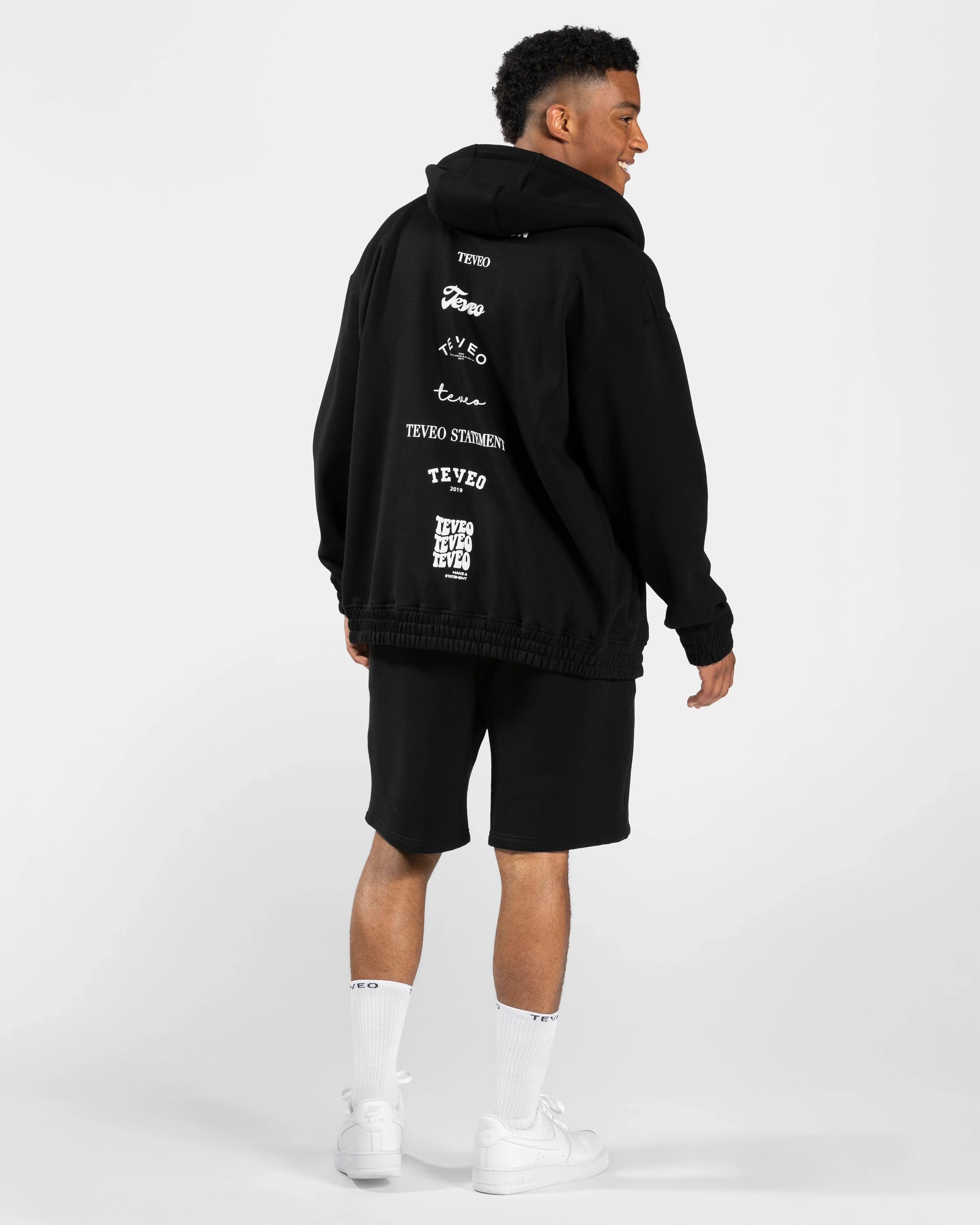 Anniversary Oversized Zip Jacke "Schwarz" - Image 5