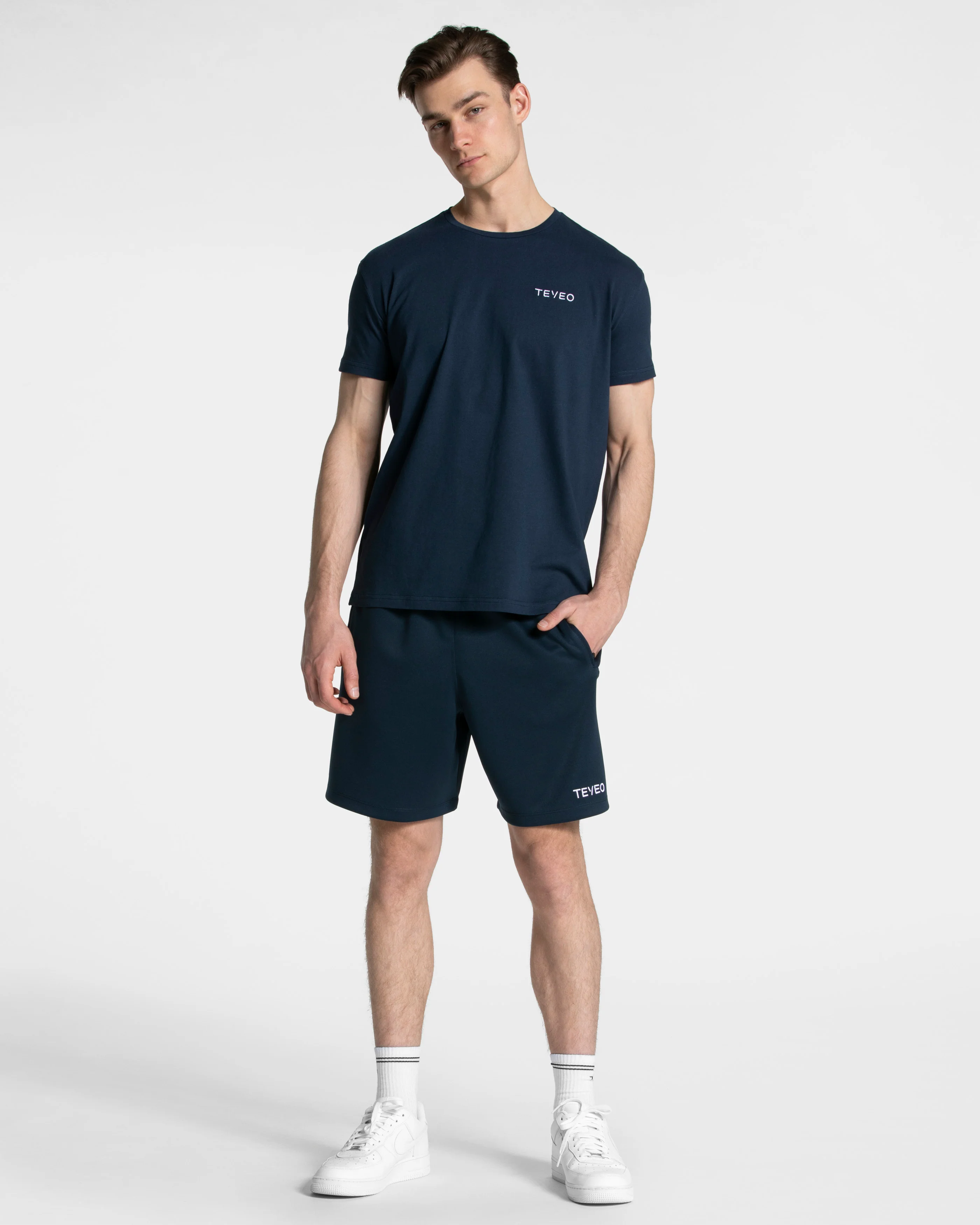 Arrival Fitted T-Shirt "Dunkelblau" - Image 3