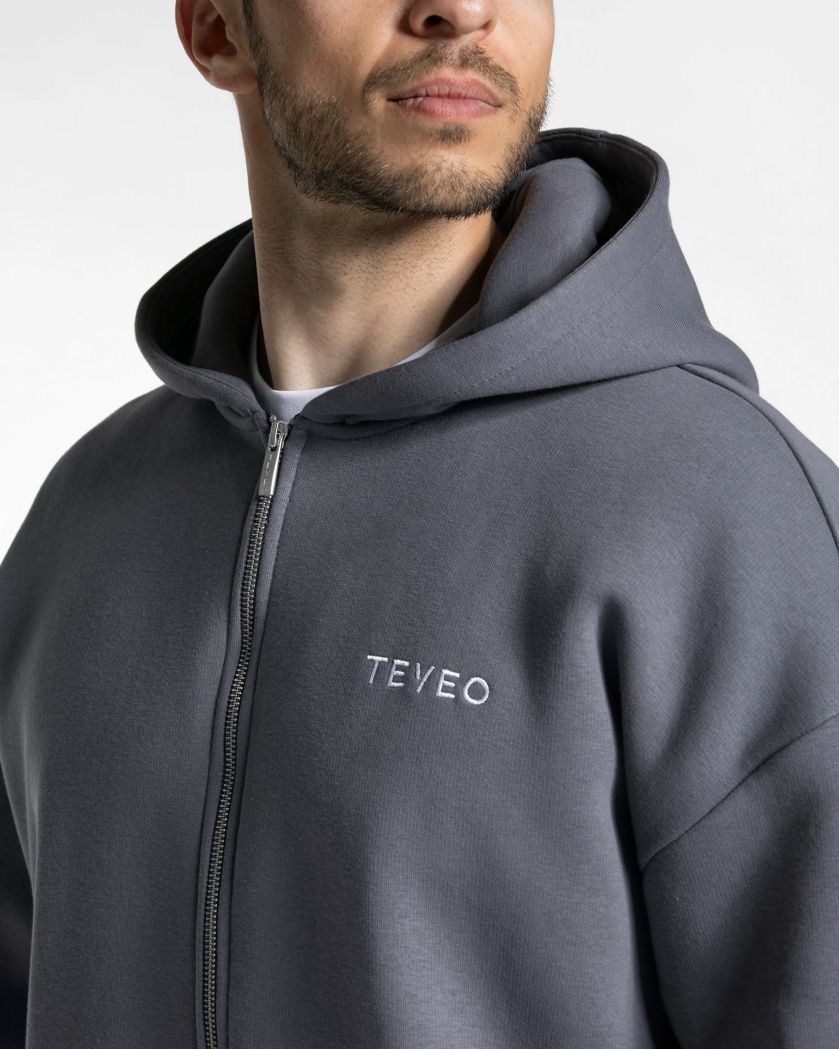 Arrival Oversized Zip Hoodie "Graphit" - Image 4