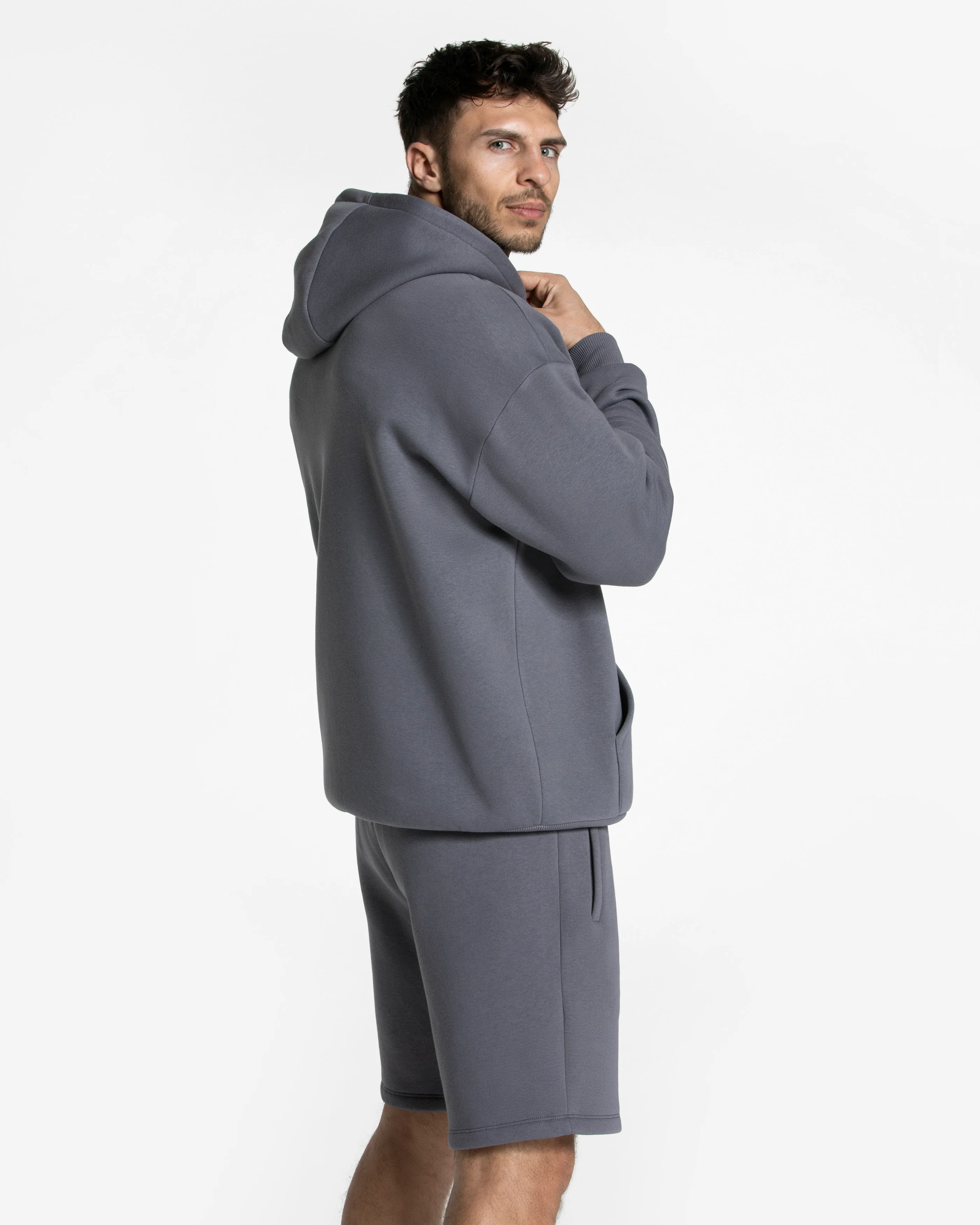 Arrival Oversized Zip Hoodie "Graphit" - Image 5