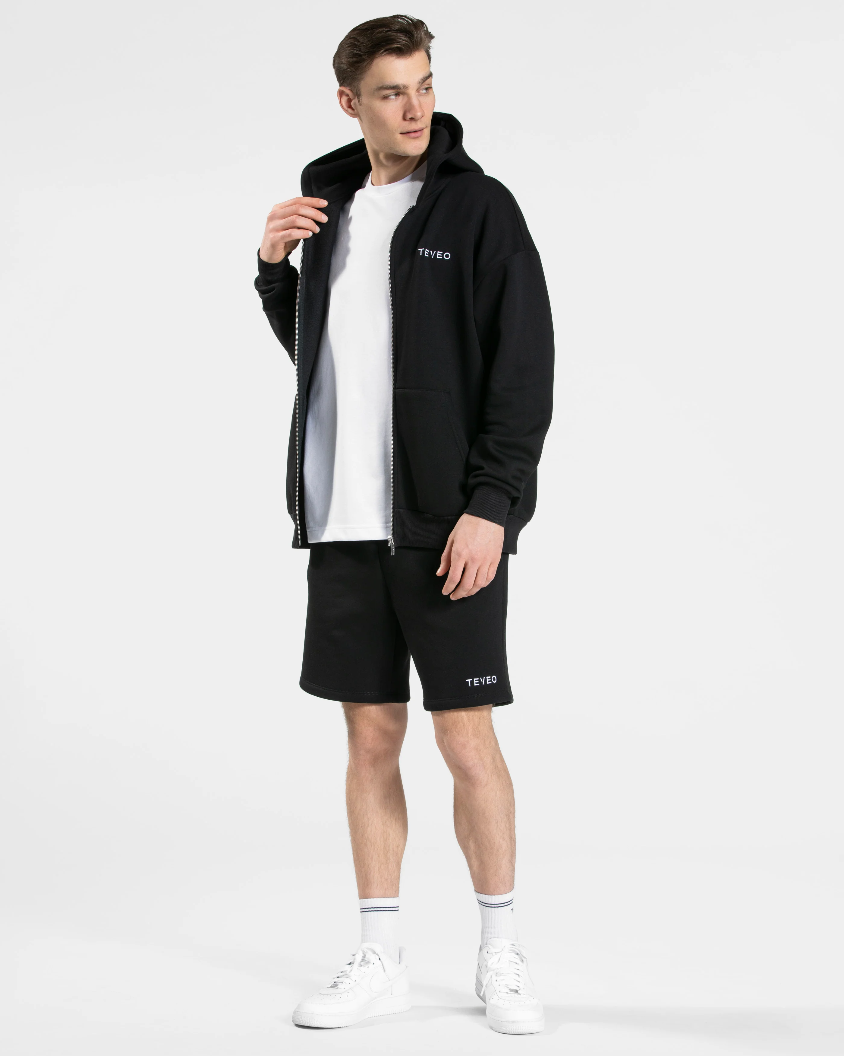 Arrival Oversized Zip Hoodie "Schwarz" - Image 3
