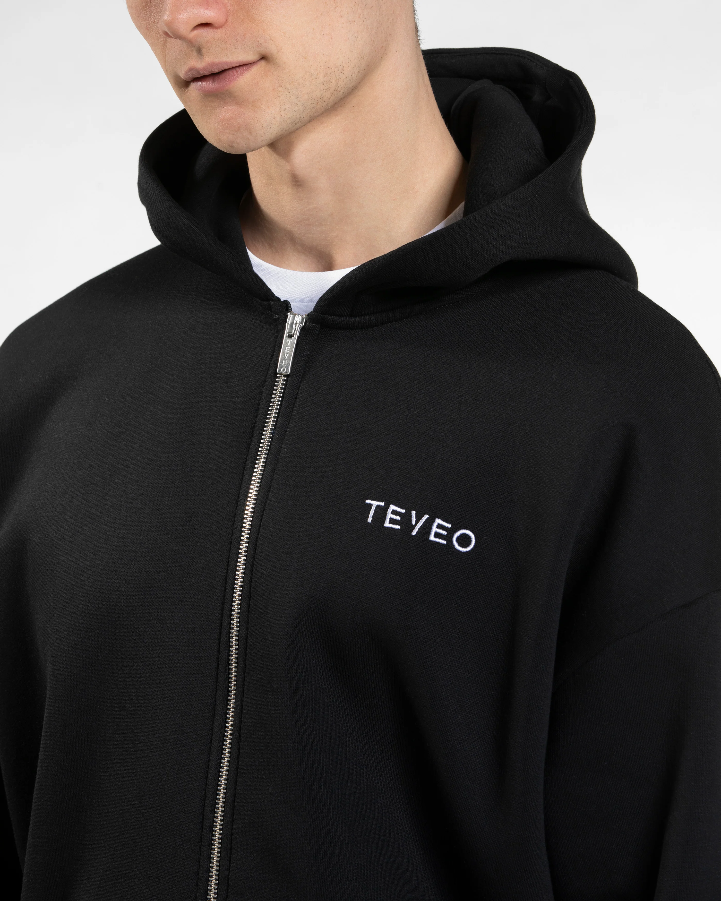 Arrival Oversized Zip Hoodie "Schwarz" - Image 4