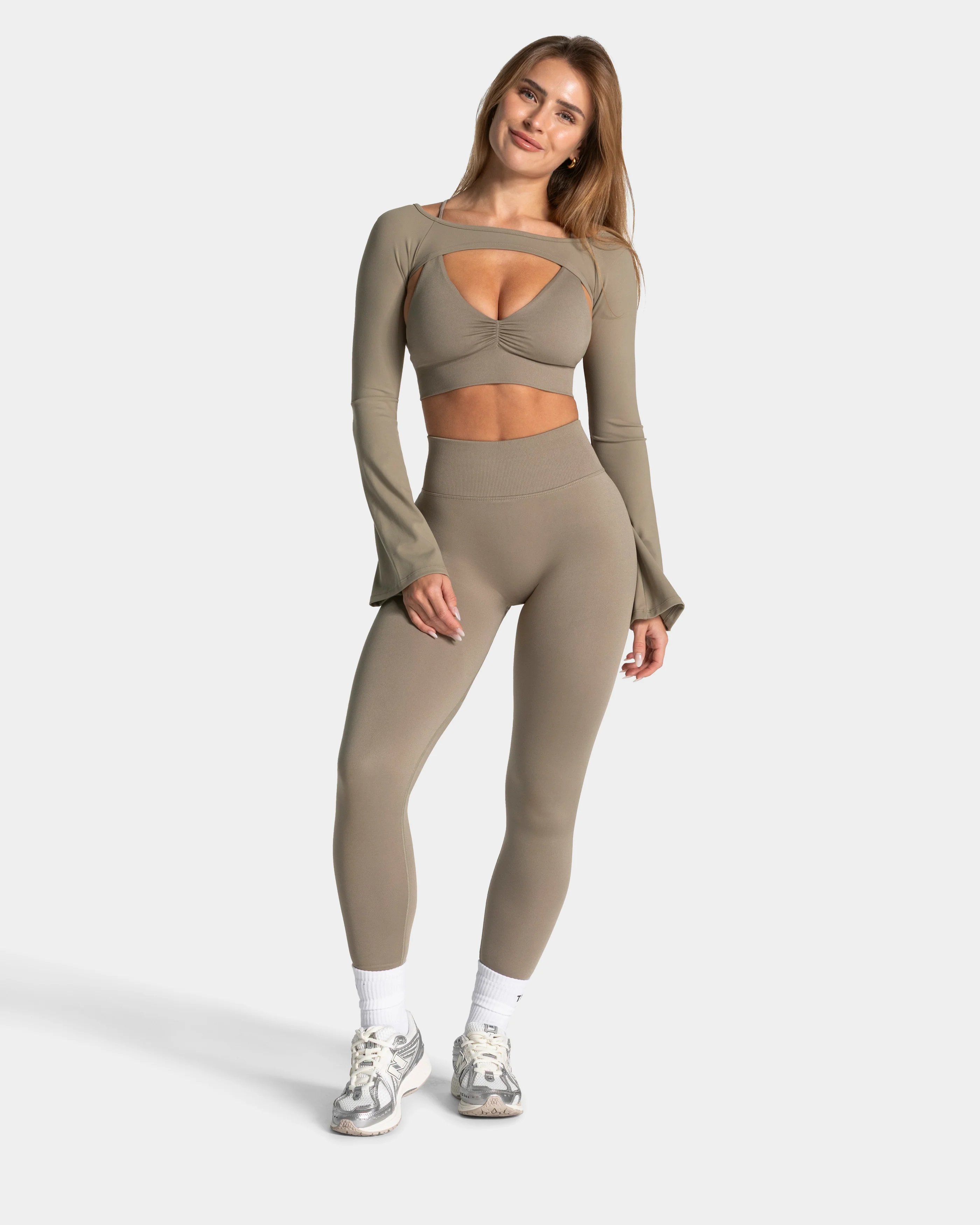 Charming Pro Lifted Scrunch Leggings "Khaki" - Image 3