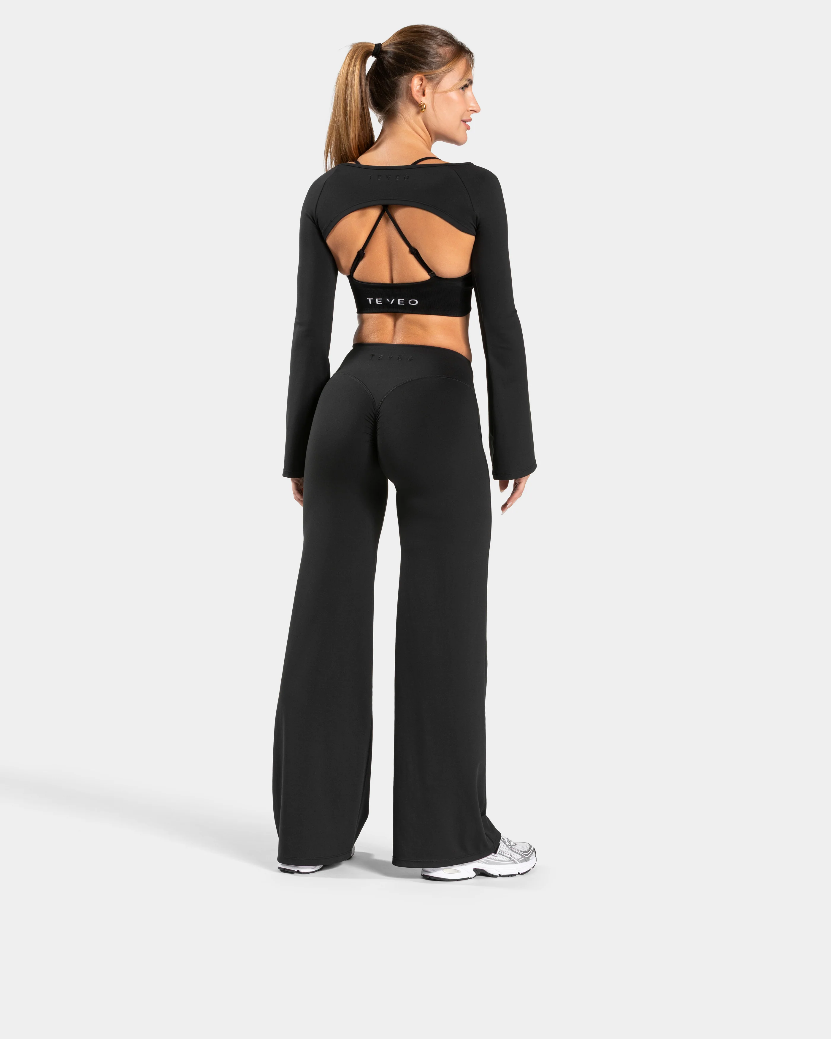 Charming Pro Scrunch Straight Leg Pants "Schwarz" - Image 5