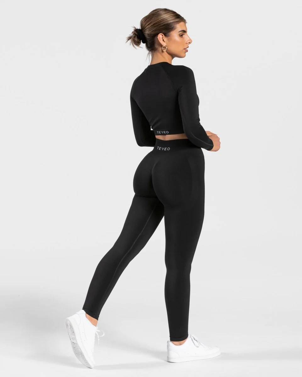 Charming Scrunch Leggings "Schwarz" - Image 5