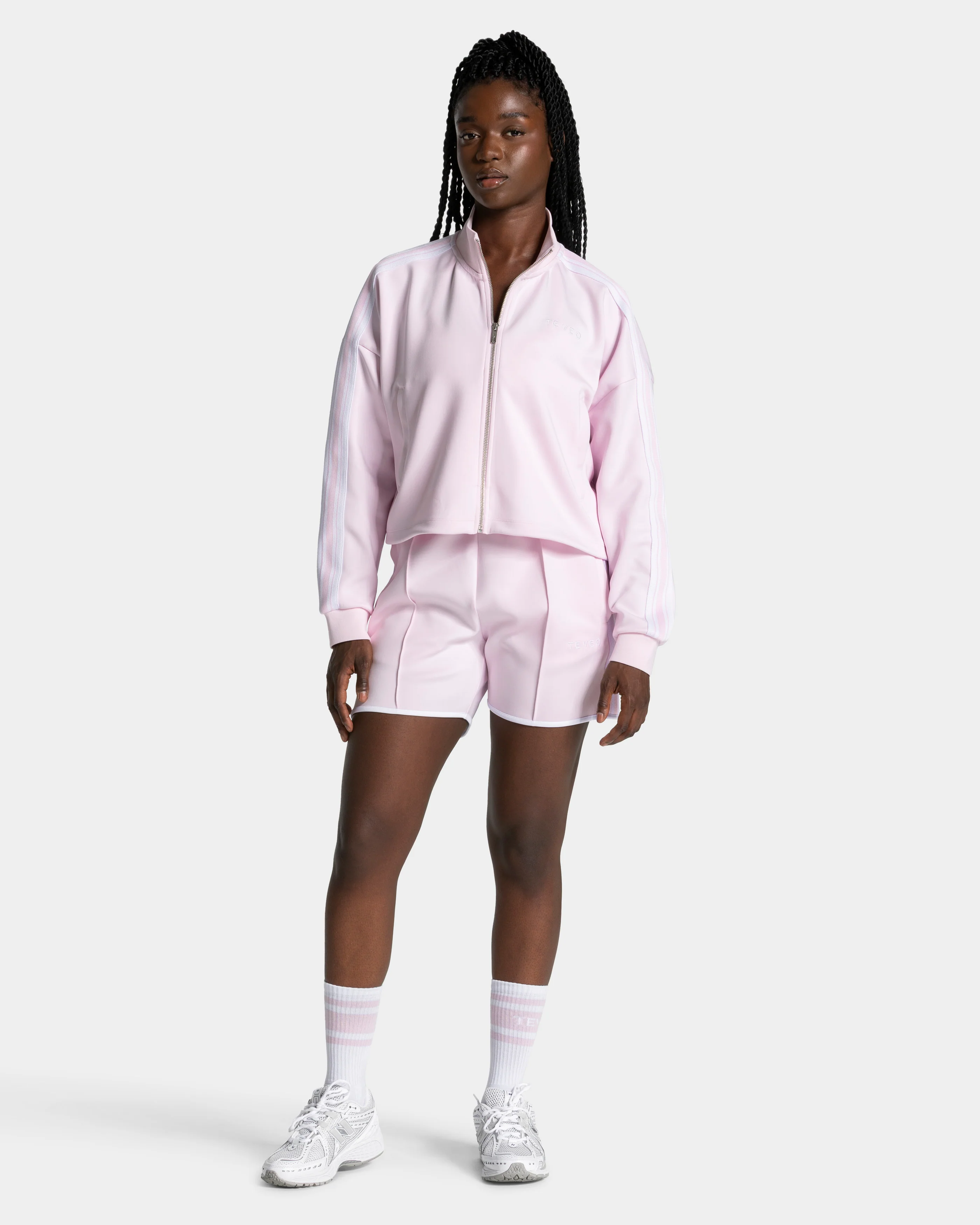 Club Cropped Zip Jacke "Blossom" - Image 3