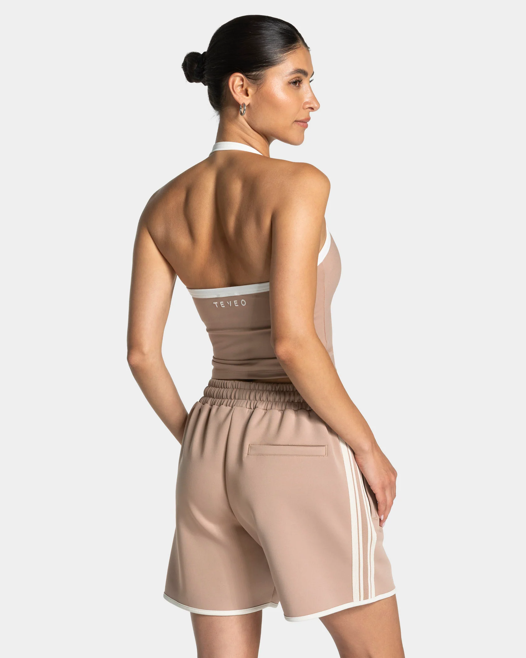 Club Neckholder Top "Beige" - Image 2