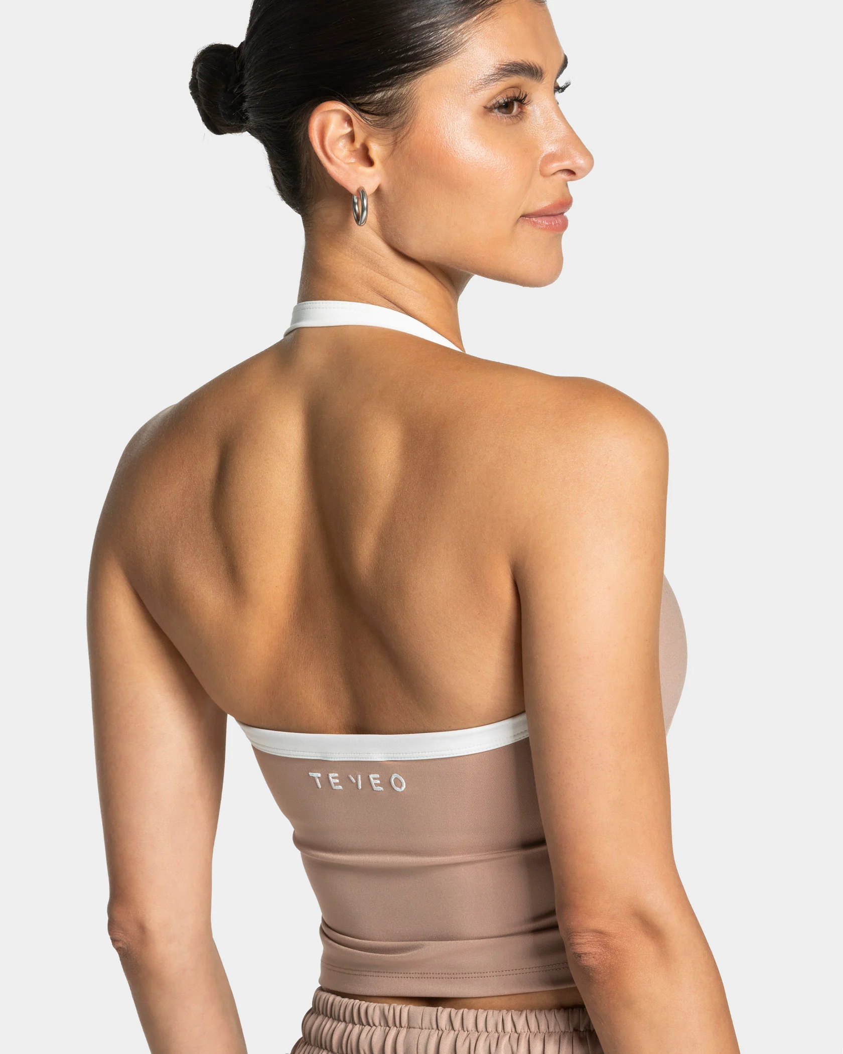 Club Neckholder Top "Beige" - Image 4