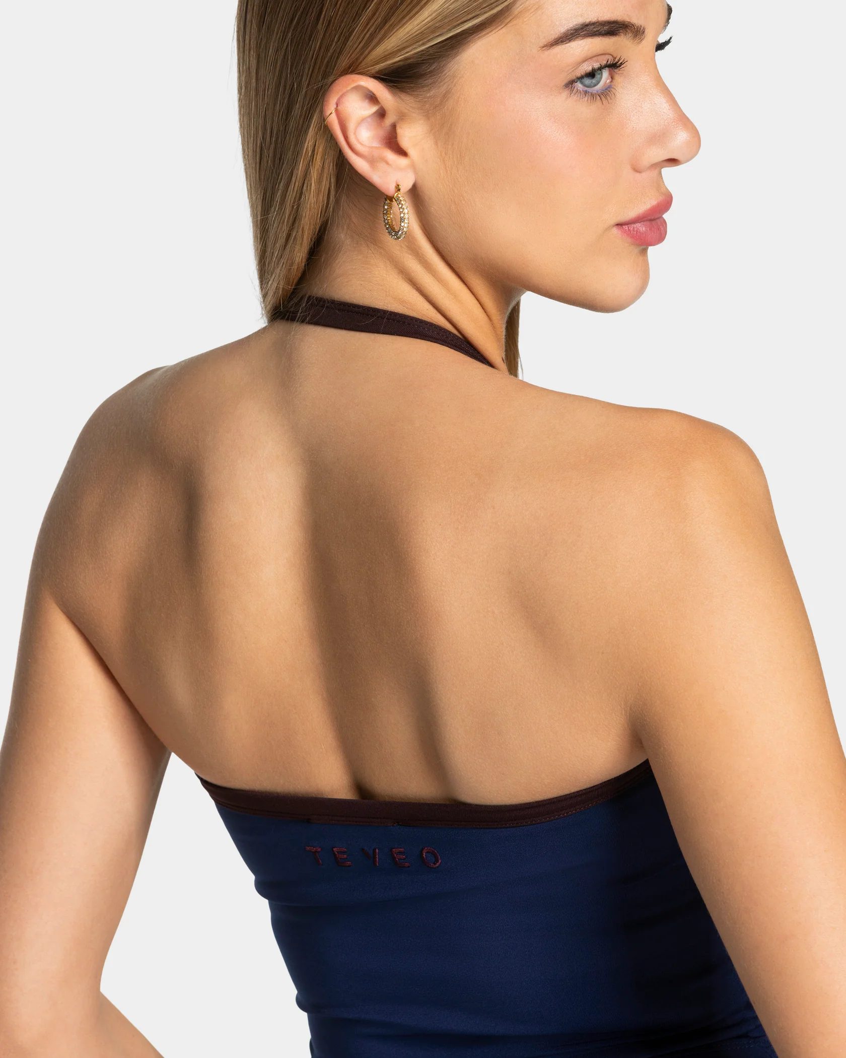 Club Neckholder Top "Dunkelblau" - Image 4