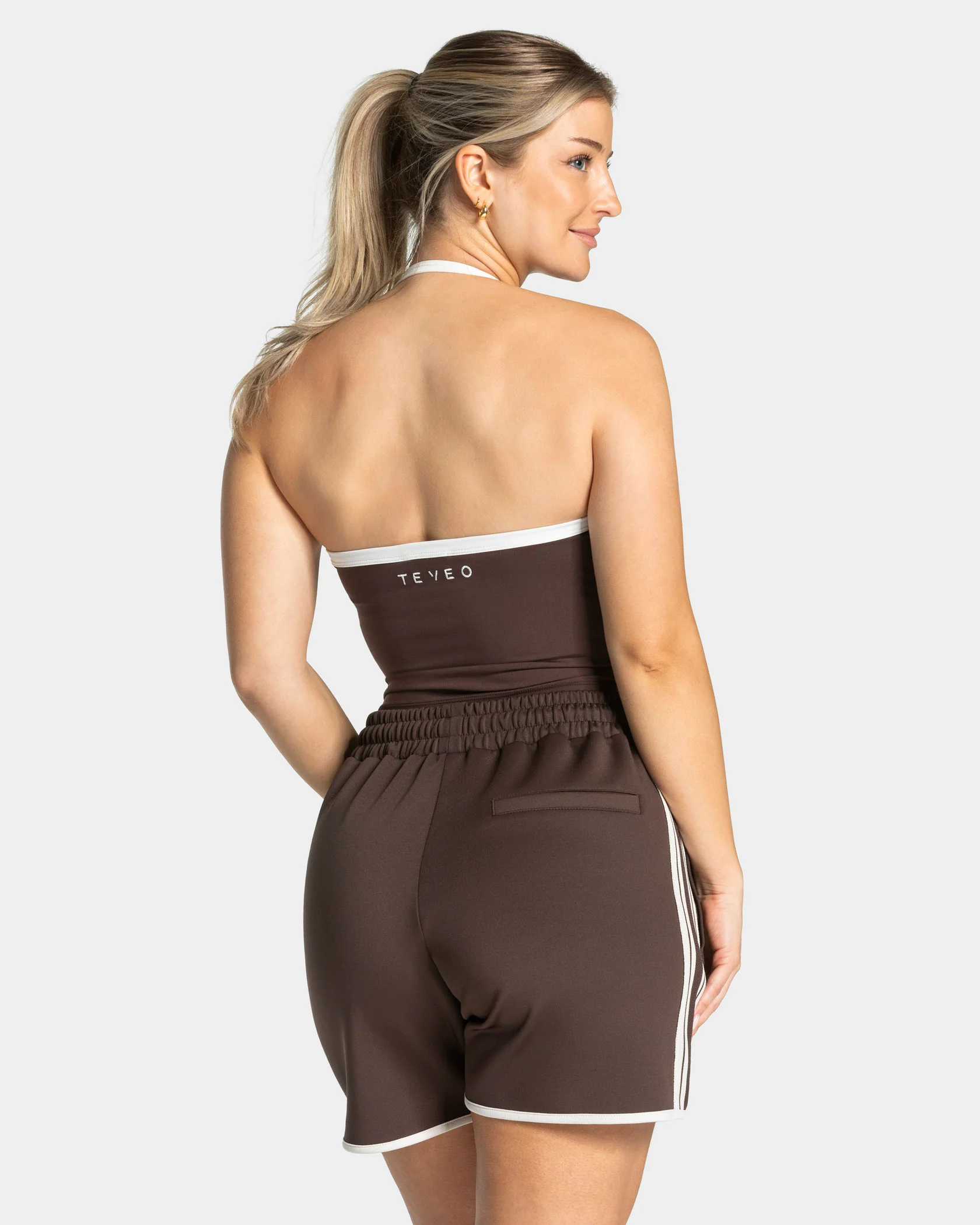 Club Neckholder Top "Espresso" - Image 2