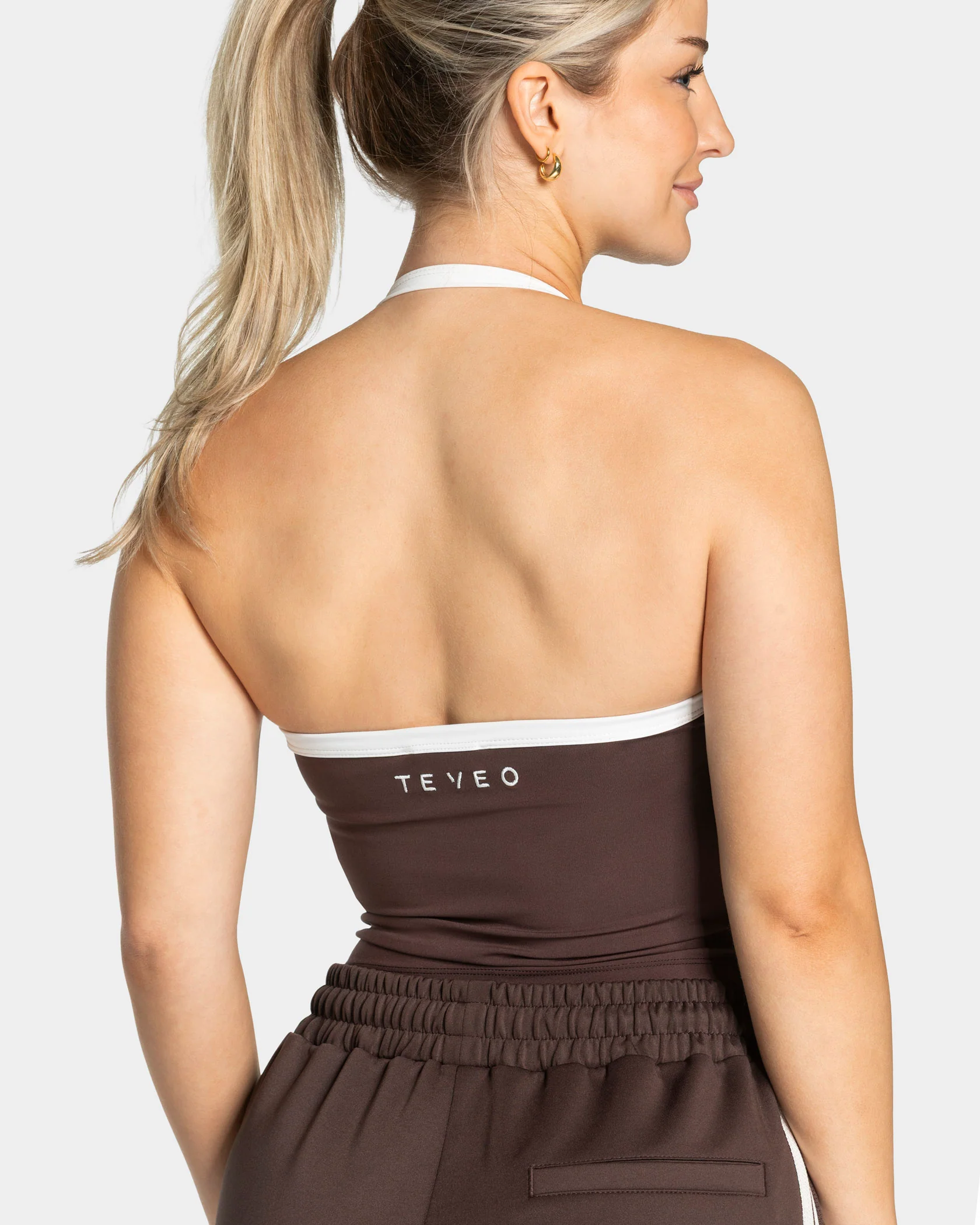 Club Neckholder Top "Espresso" - Image 4