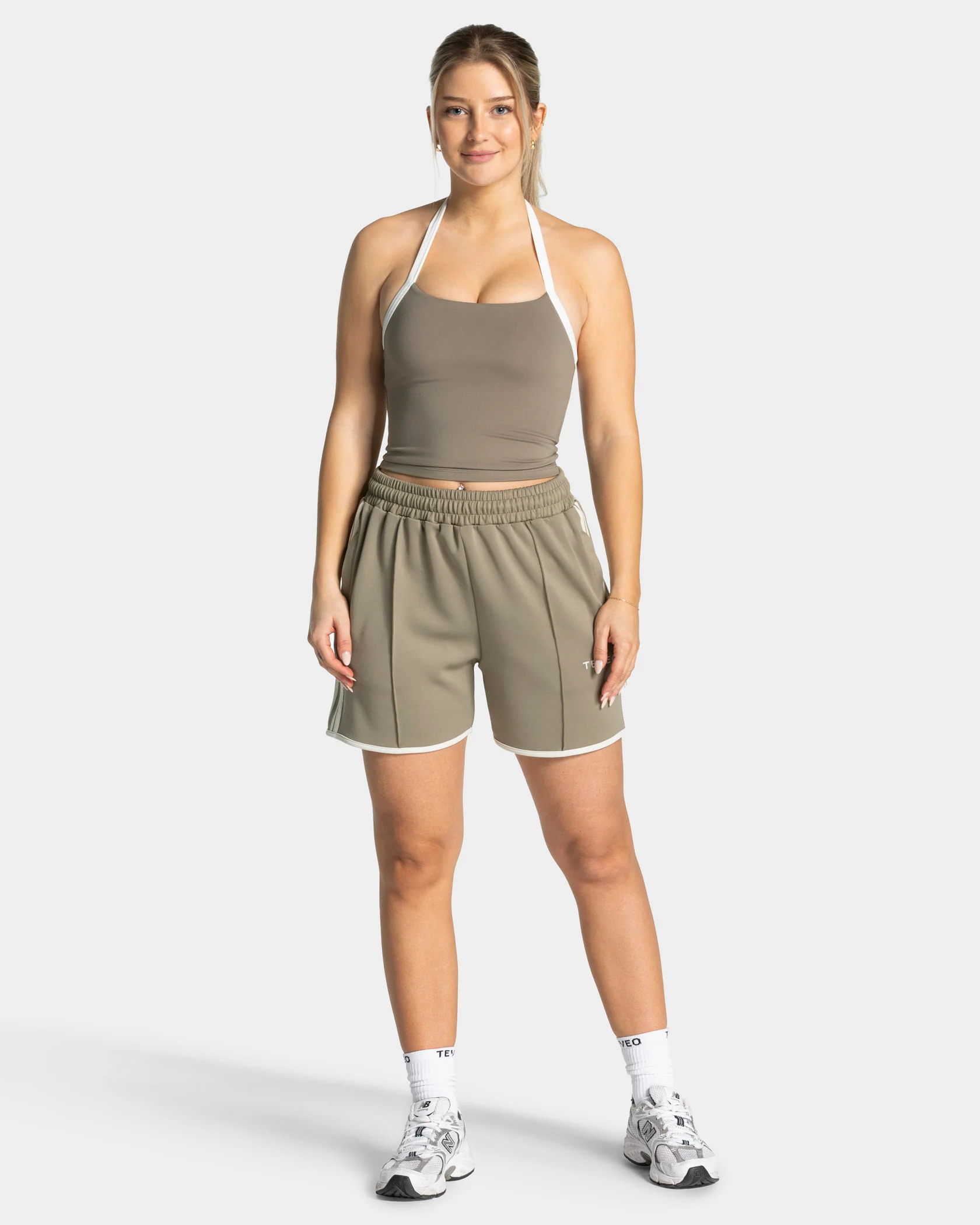 Club Neckholder Top "Khaki" - Image 3