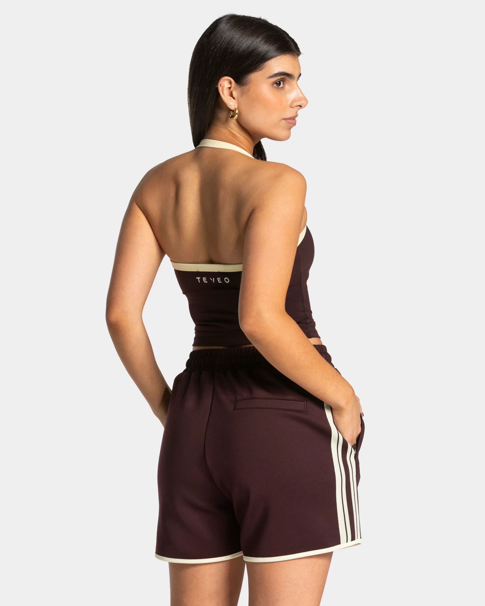 Club Neckholder Top "Merlot" - Image 2