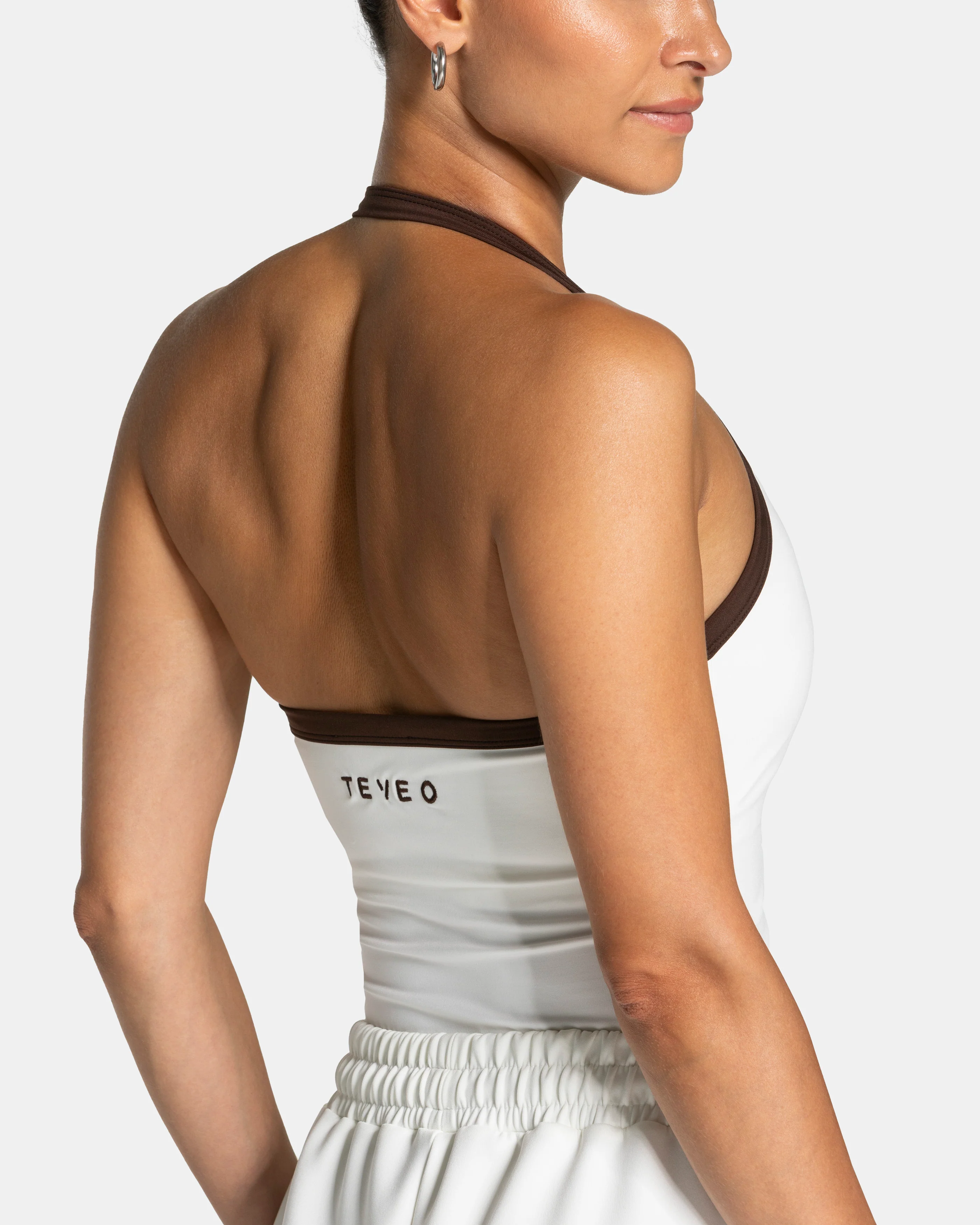 Club Neckholder Top "Off White" - Image 4