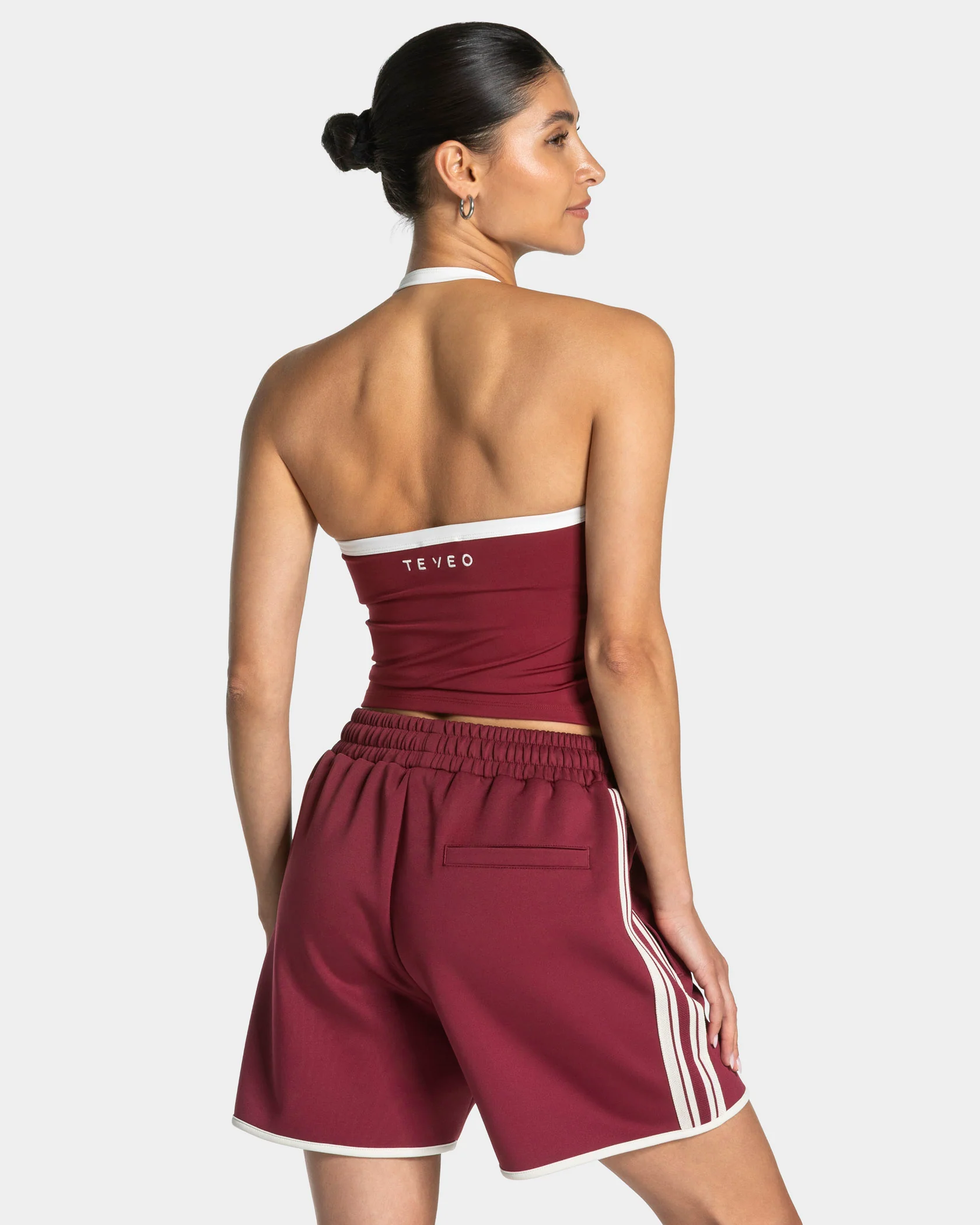 Club Neckholder Top "Weinrot" - Image 2