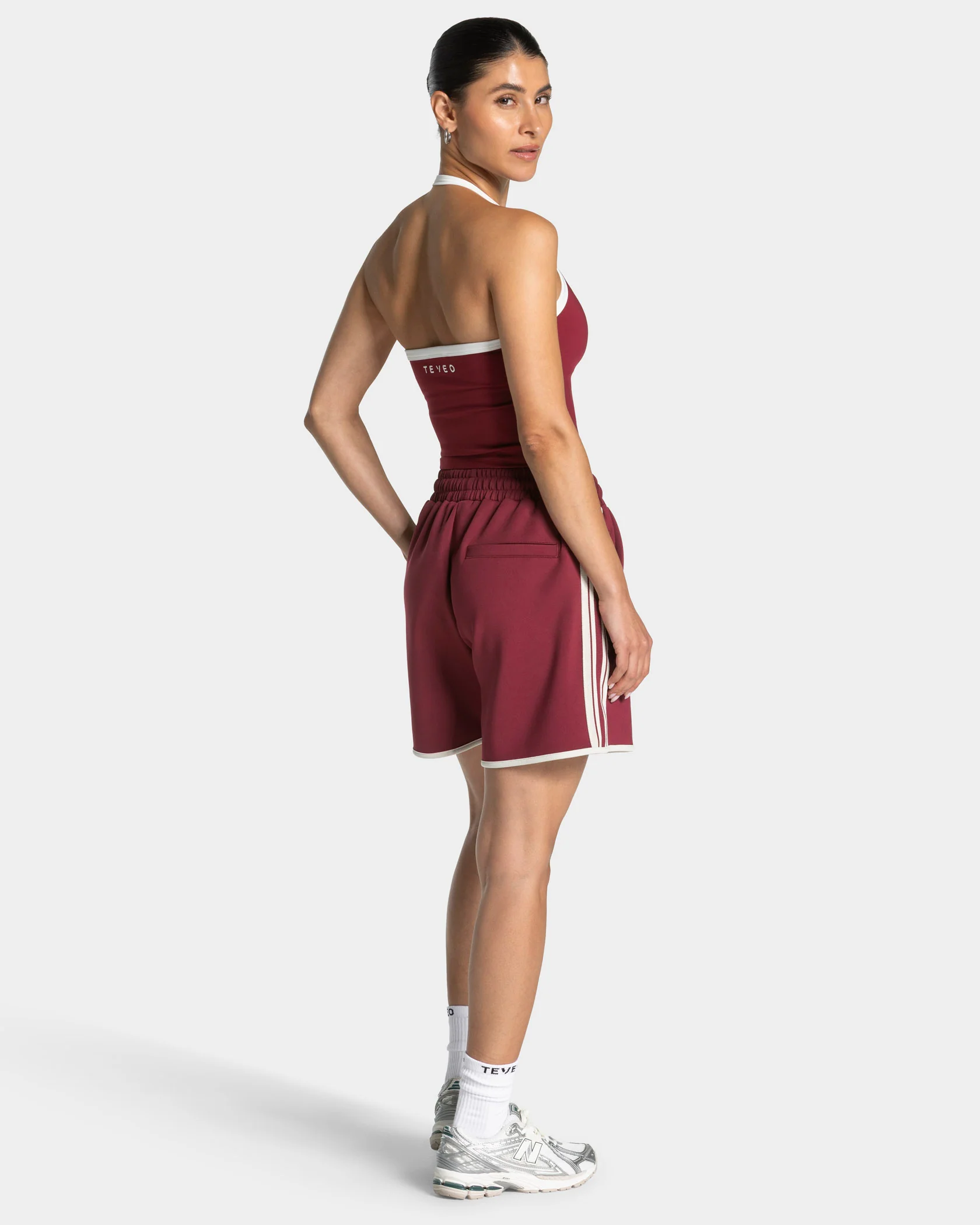 Club Neckholder Top "Weinrot" - Image 5