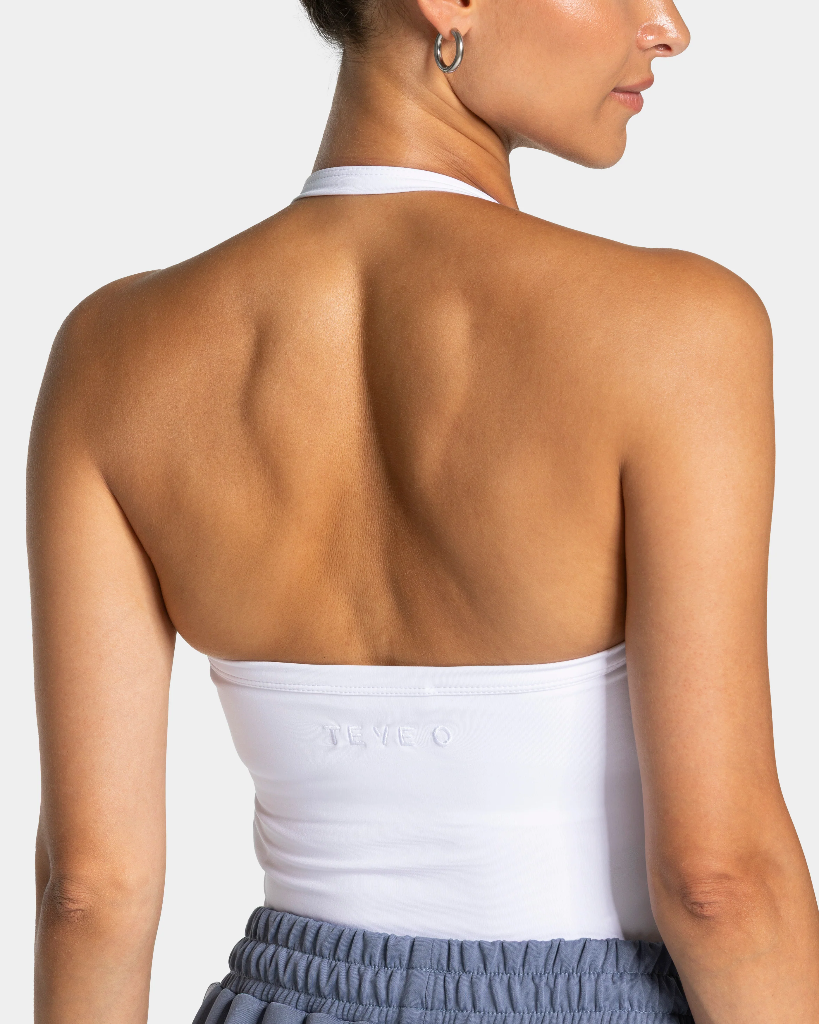 Club Neckholder Top "Weiß" - Image 4