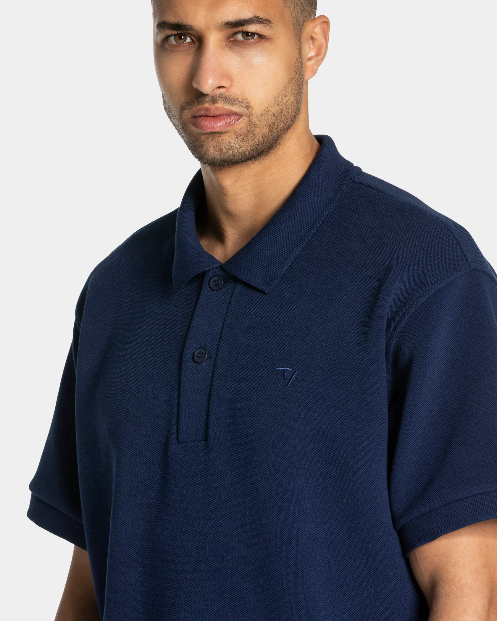 Club Oversized Polo "Dunkelblau" - Image 4