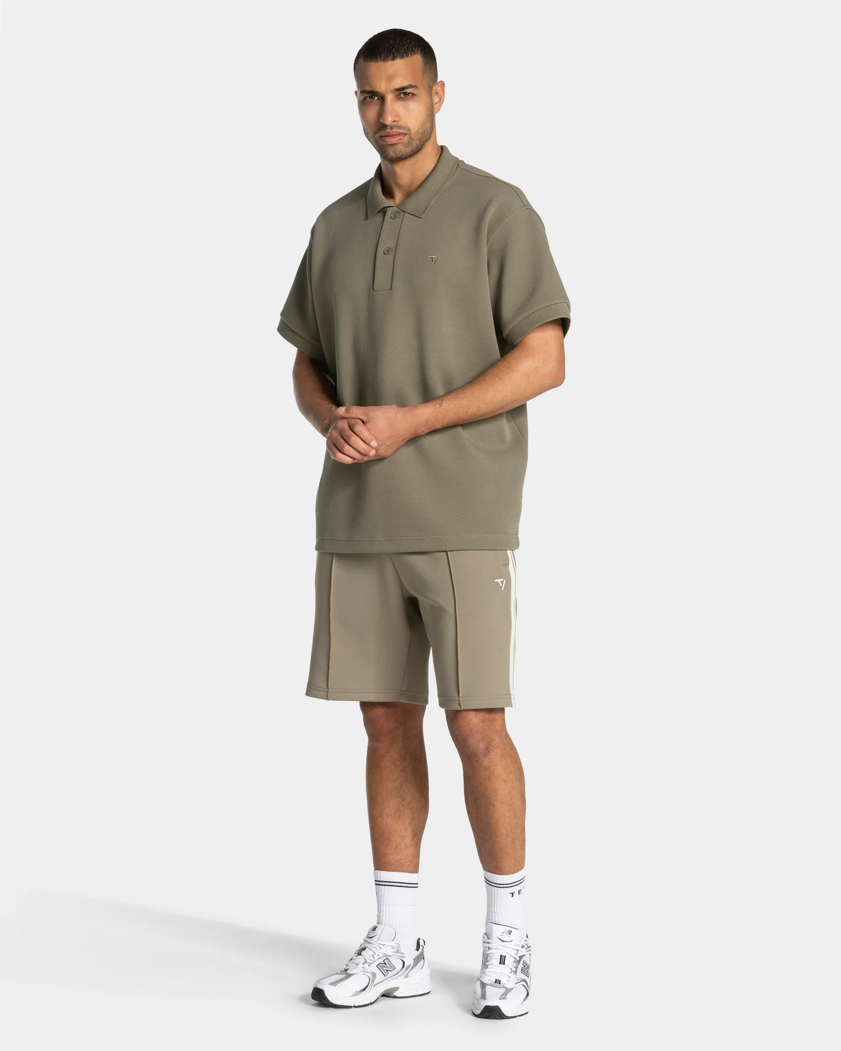 Club Oversized Polo "Khaki" - Image 3