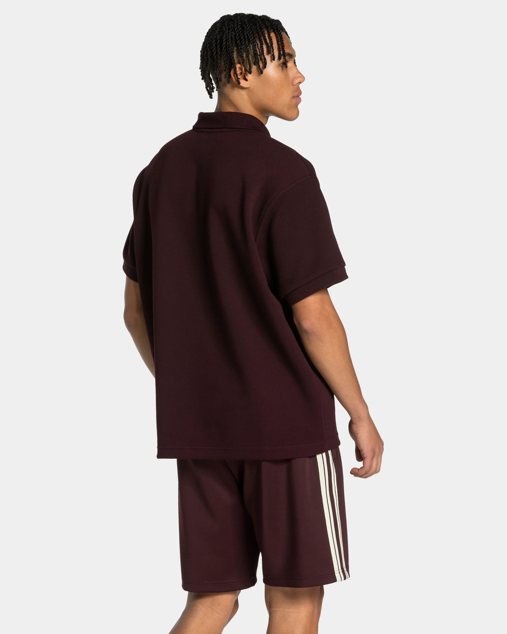 Club Oversized Polo "Merlot" - Image 2