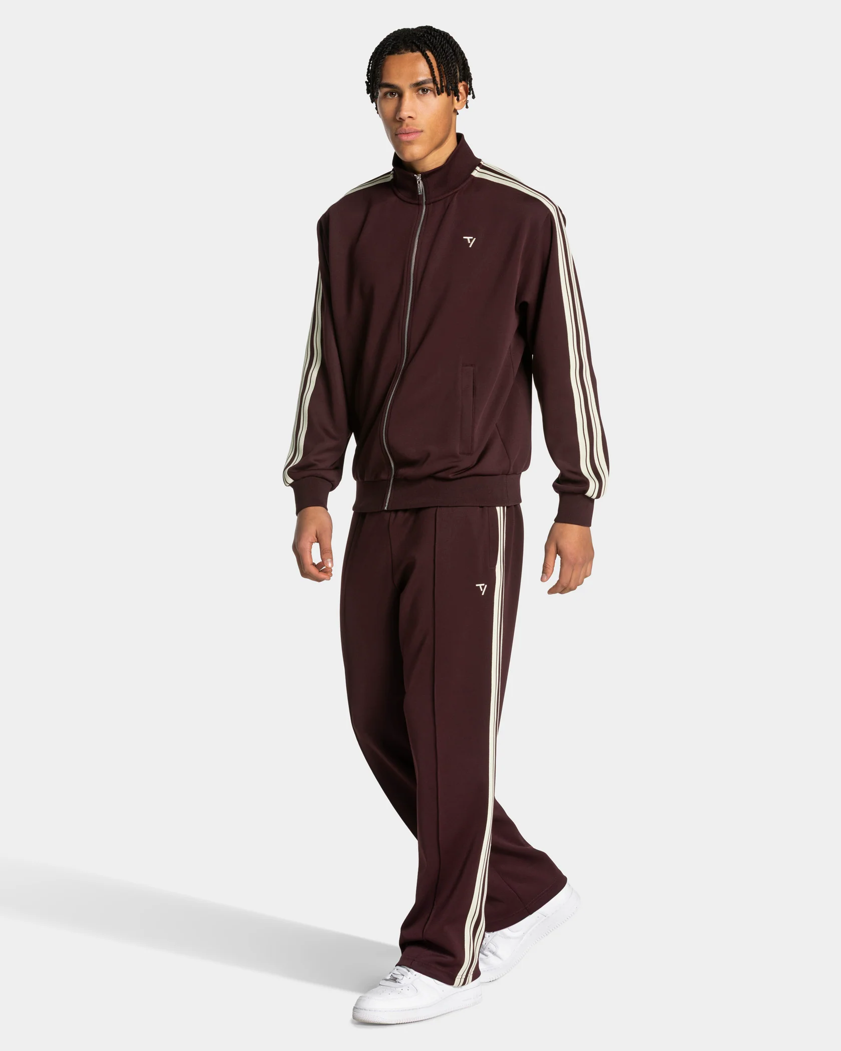 Club Straight Leg Jogger "Merlot" - Image 3