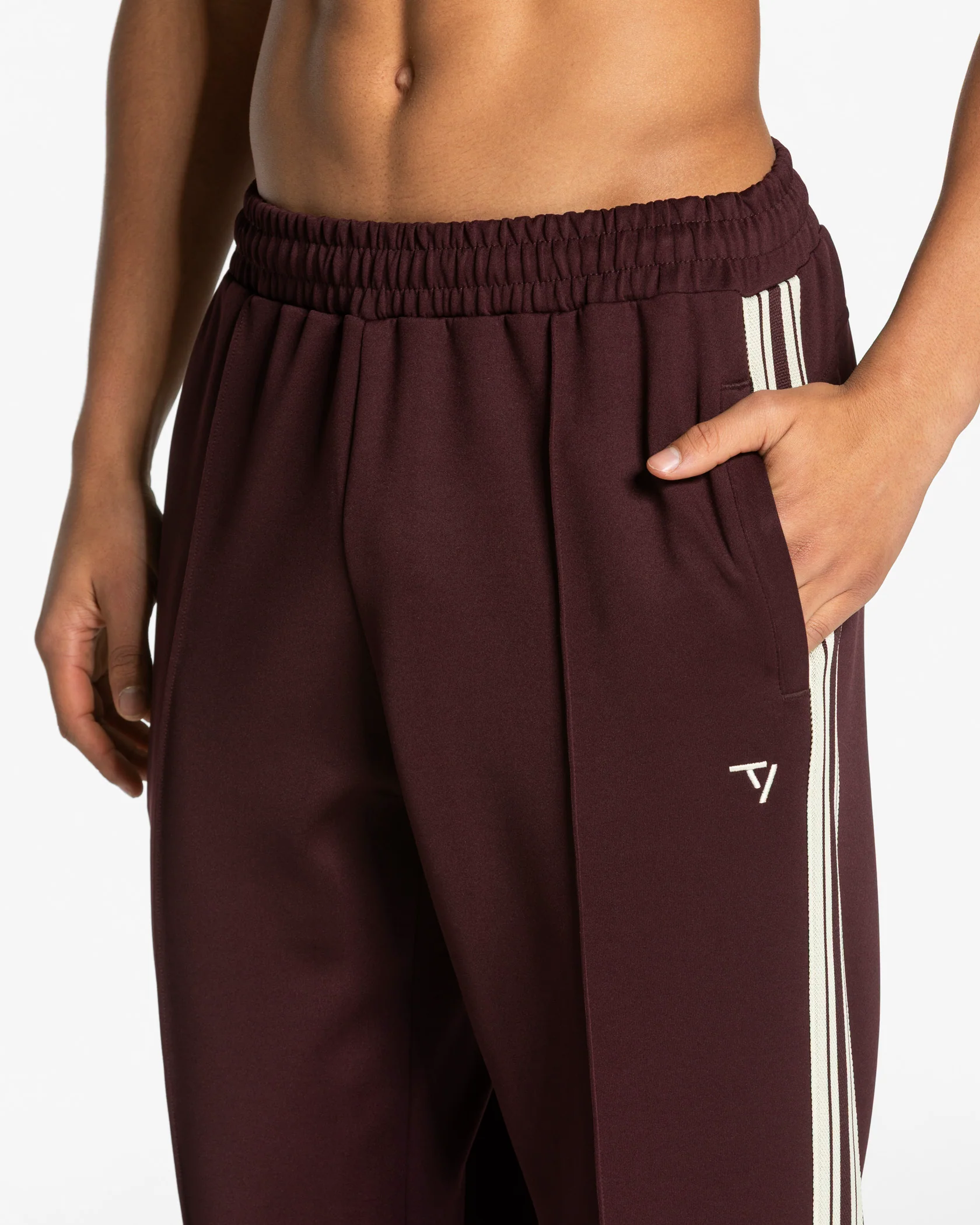 Club Straight Leg Jogger "Merlot" - Image 4