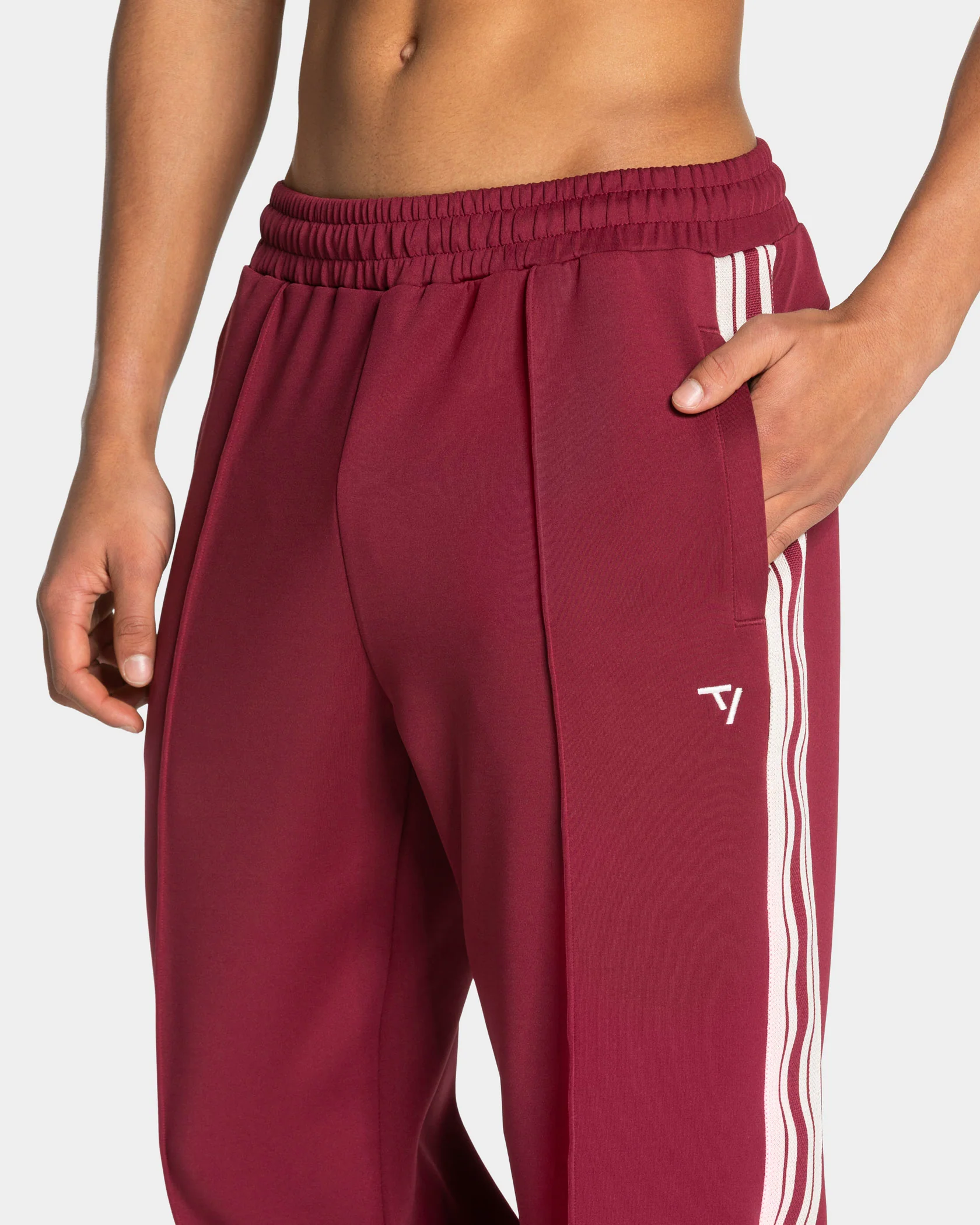 Club Straight Leg Jogger "Weinrot" - Image 4