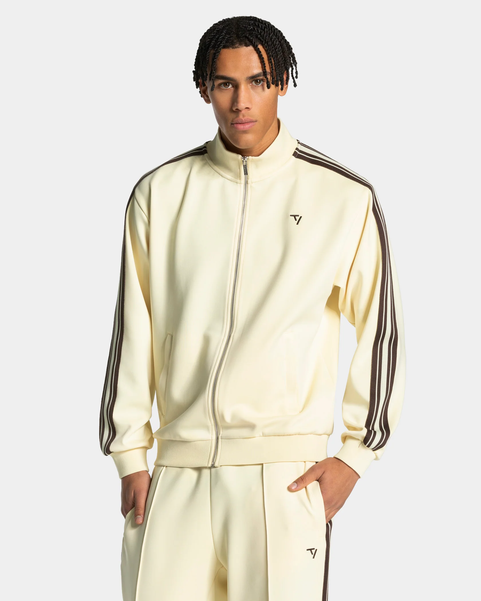 Club Zip Jacke "Butter Yellow"